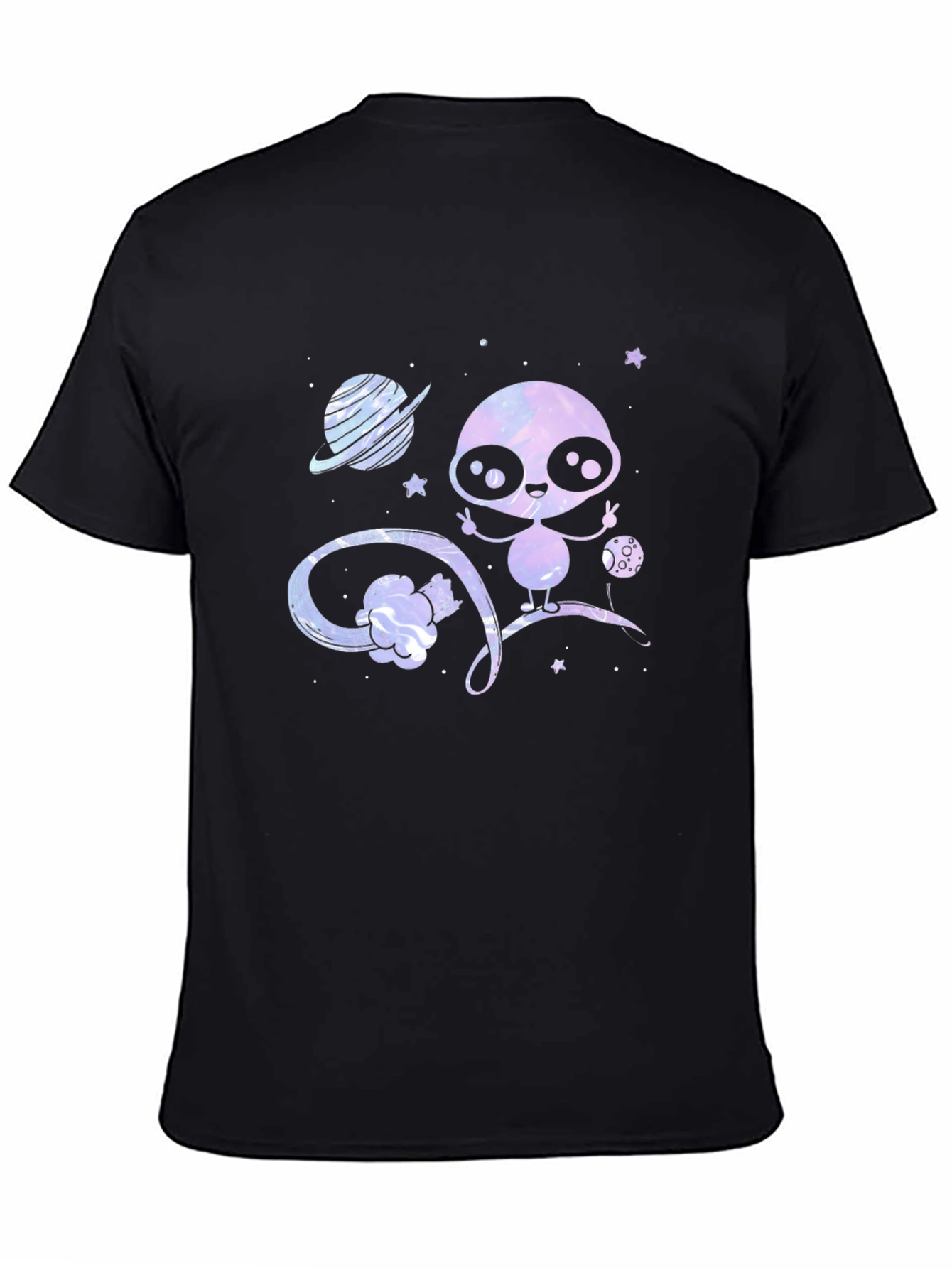 Cute Alien T-Shirt - Galaxy Design