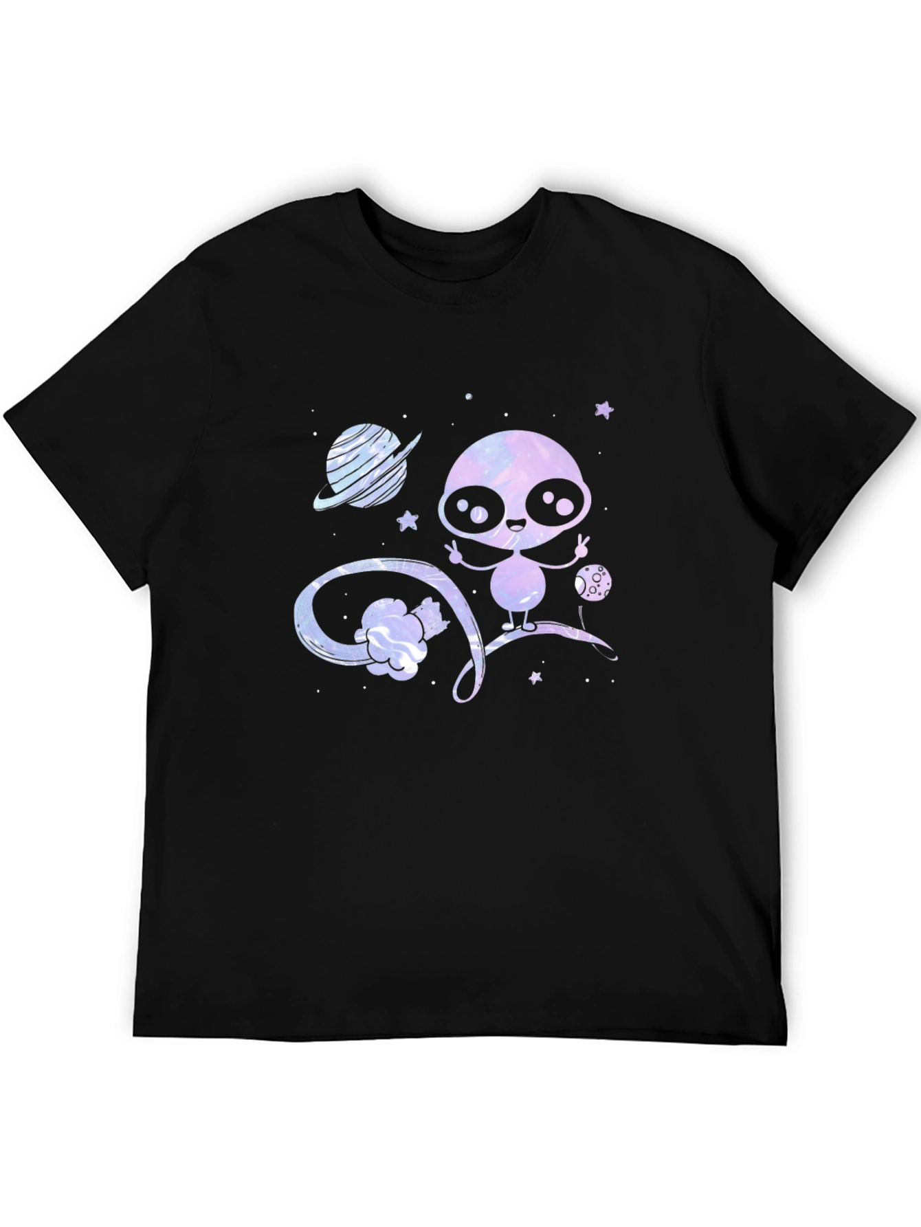 Cute Alien T-Shirt - Galaxy Design