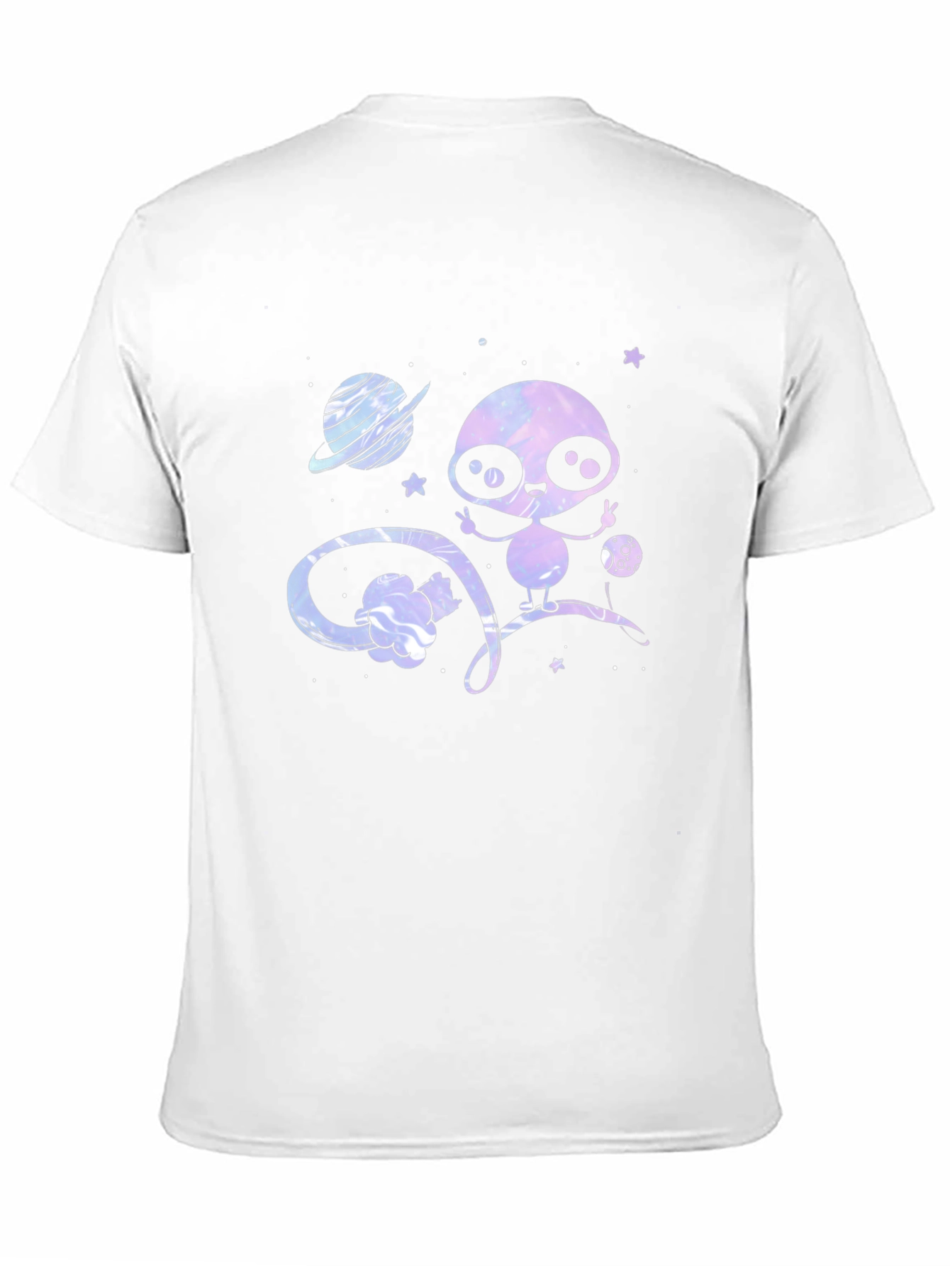 Cute Alien T-Shirt - Galaxy Design