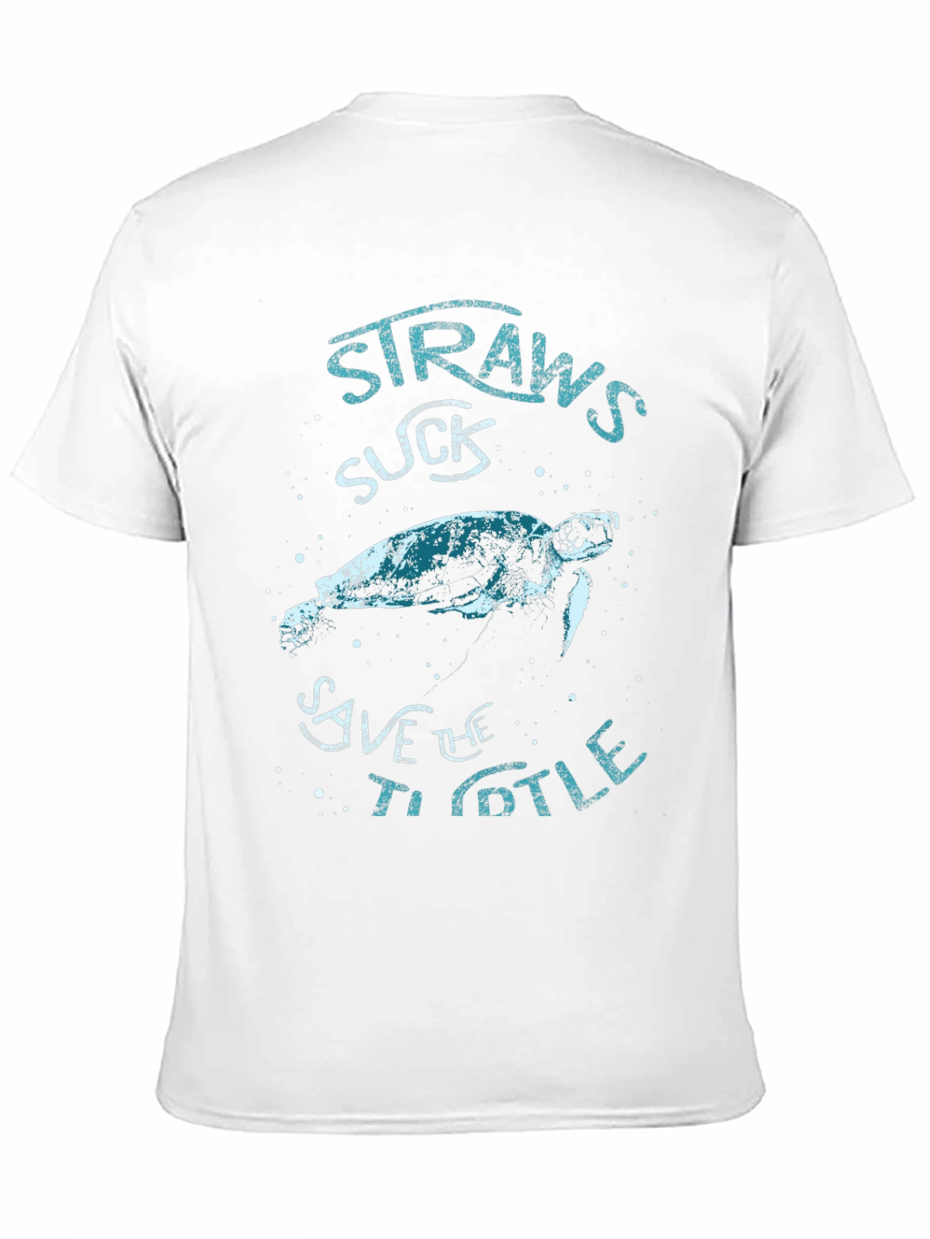 Straws Suck Save The Turtle T-Shirt