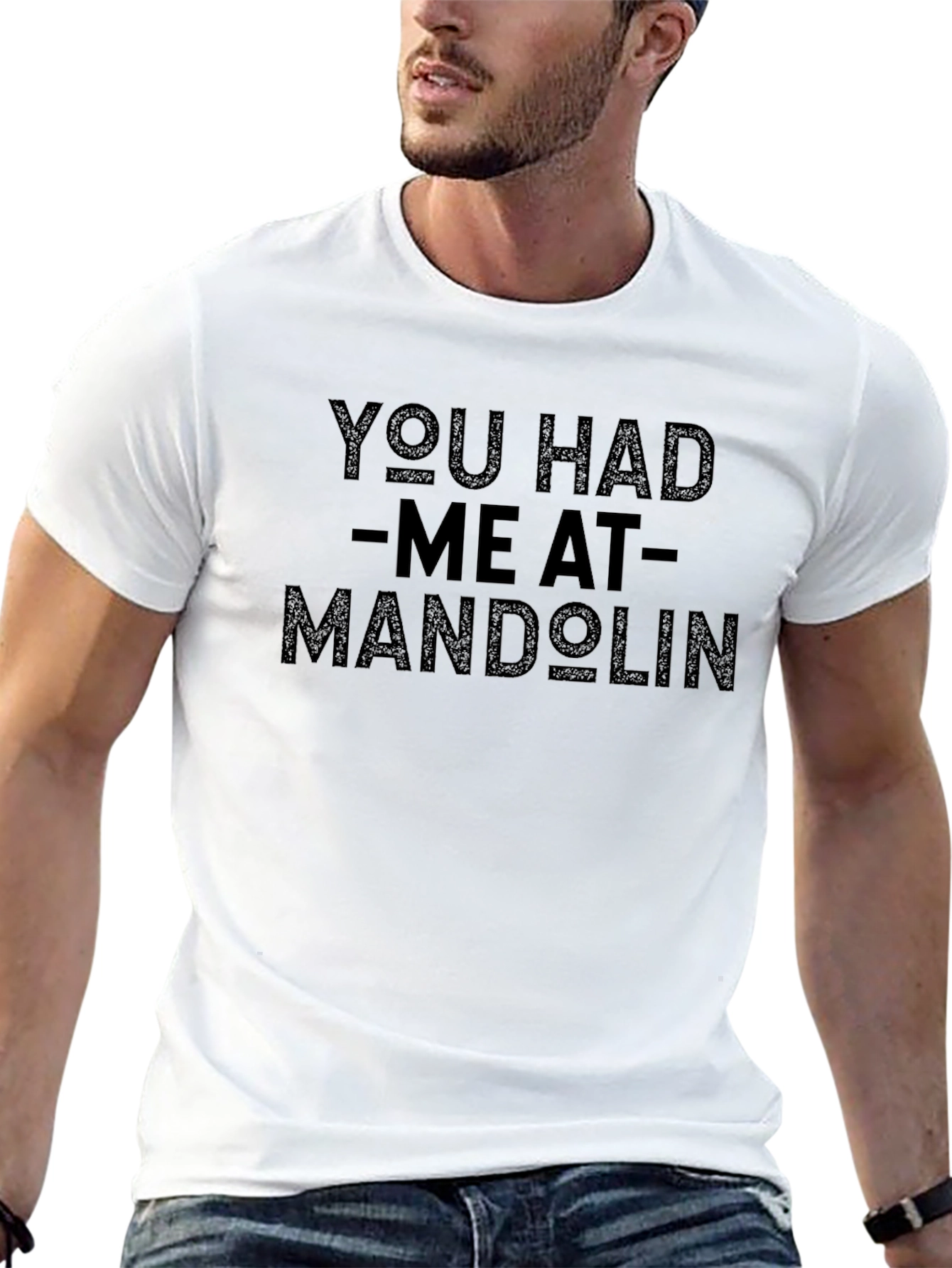 You Had Me At Mandolin Graphic Tee