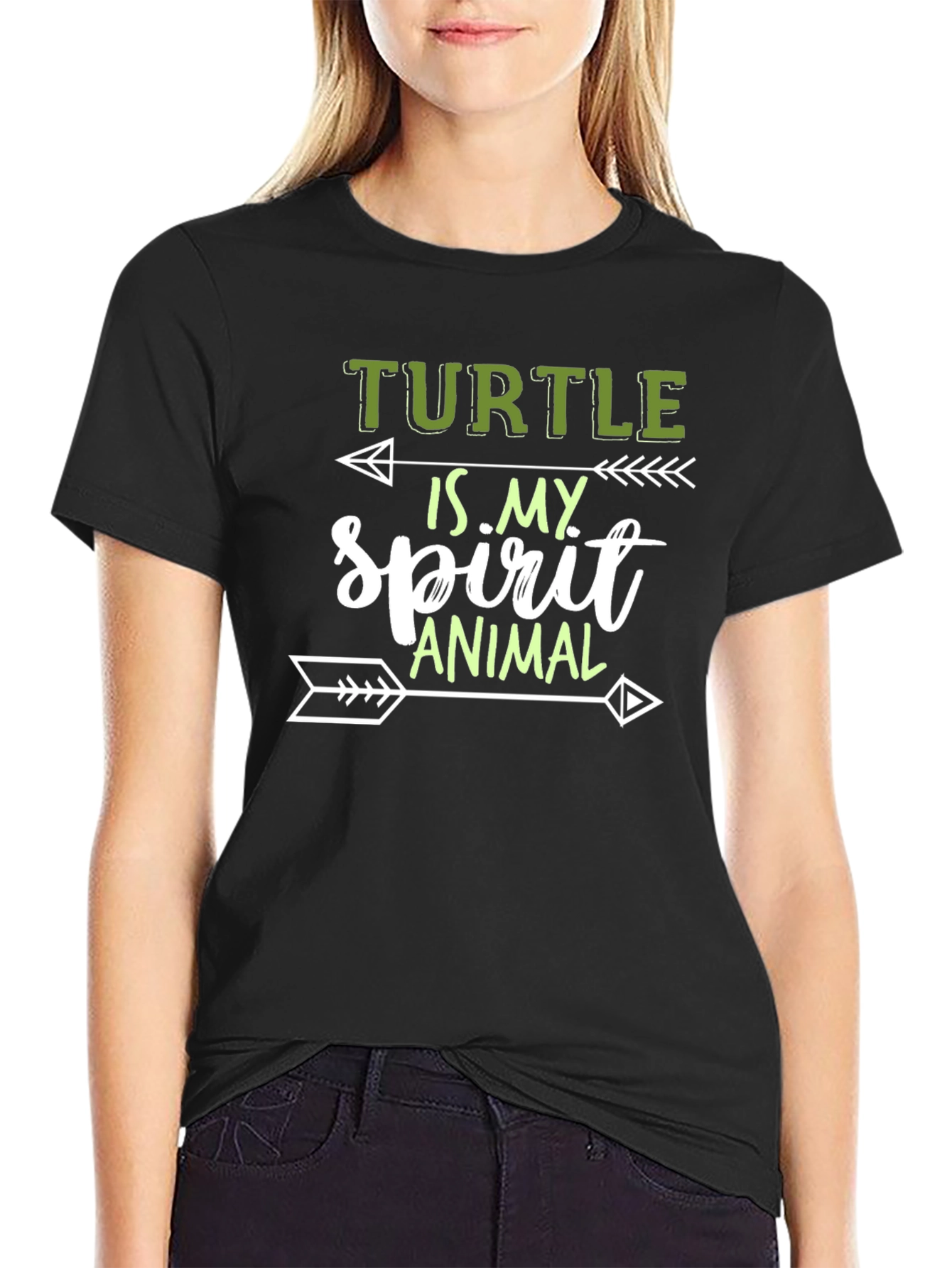 Turtle Is My Spirit Animal Graphic T-Shirt