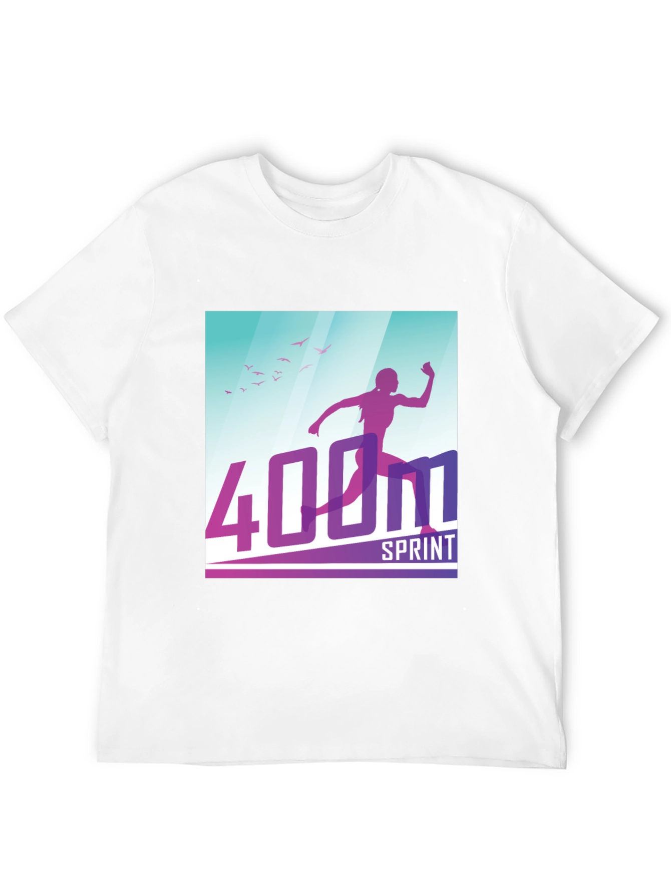 400M Sprint T-Shirt: Athlete Design