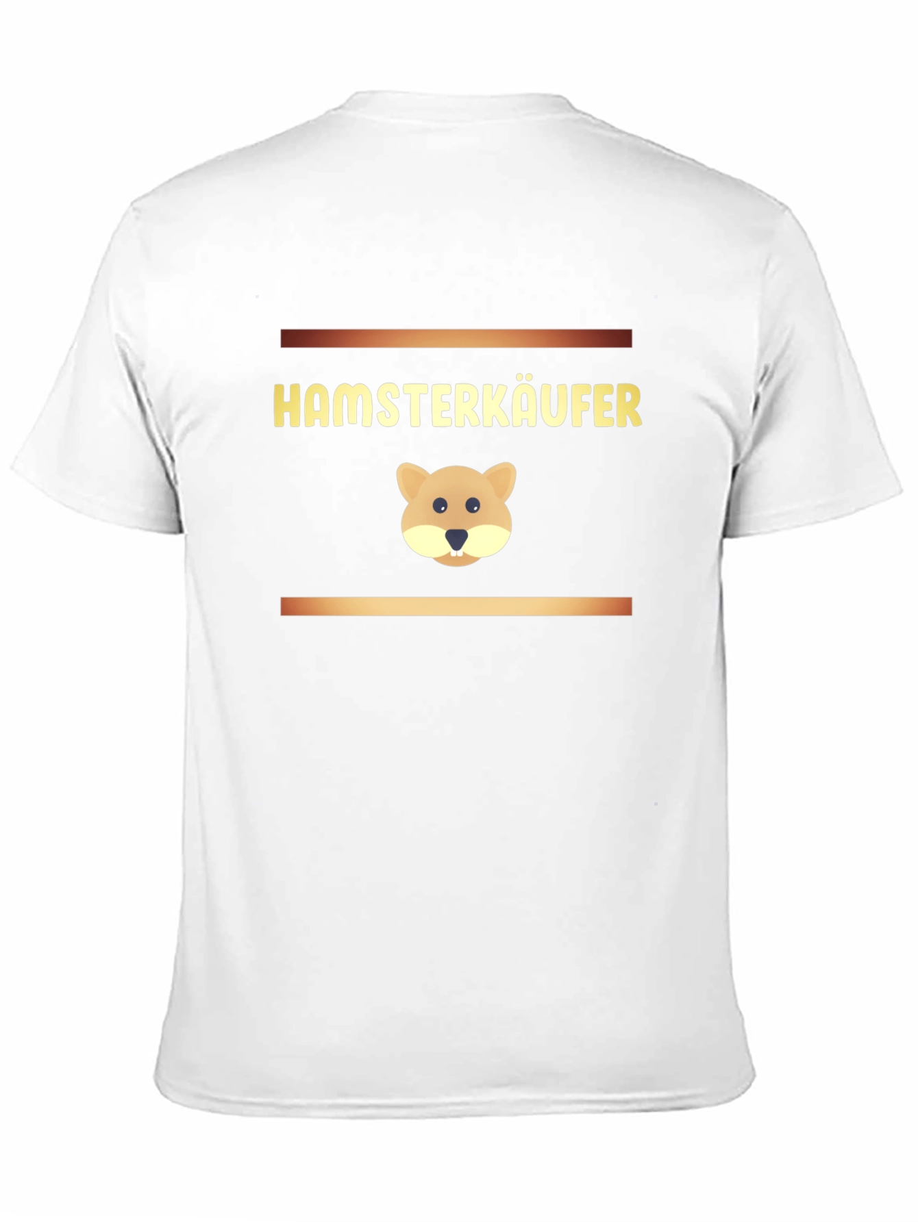 Hamsterkäufer Black T-Shirt with Hamster Design