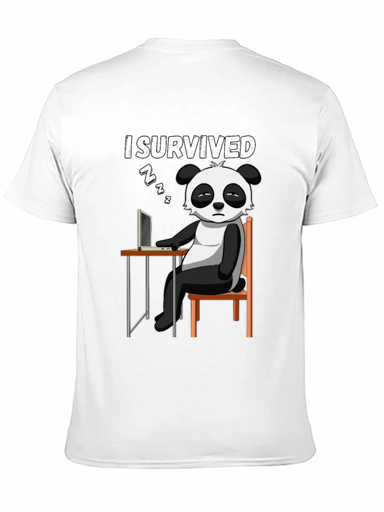 I Survived Funny Panda T-Shirt