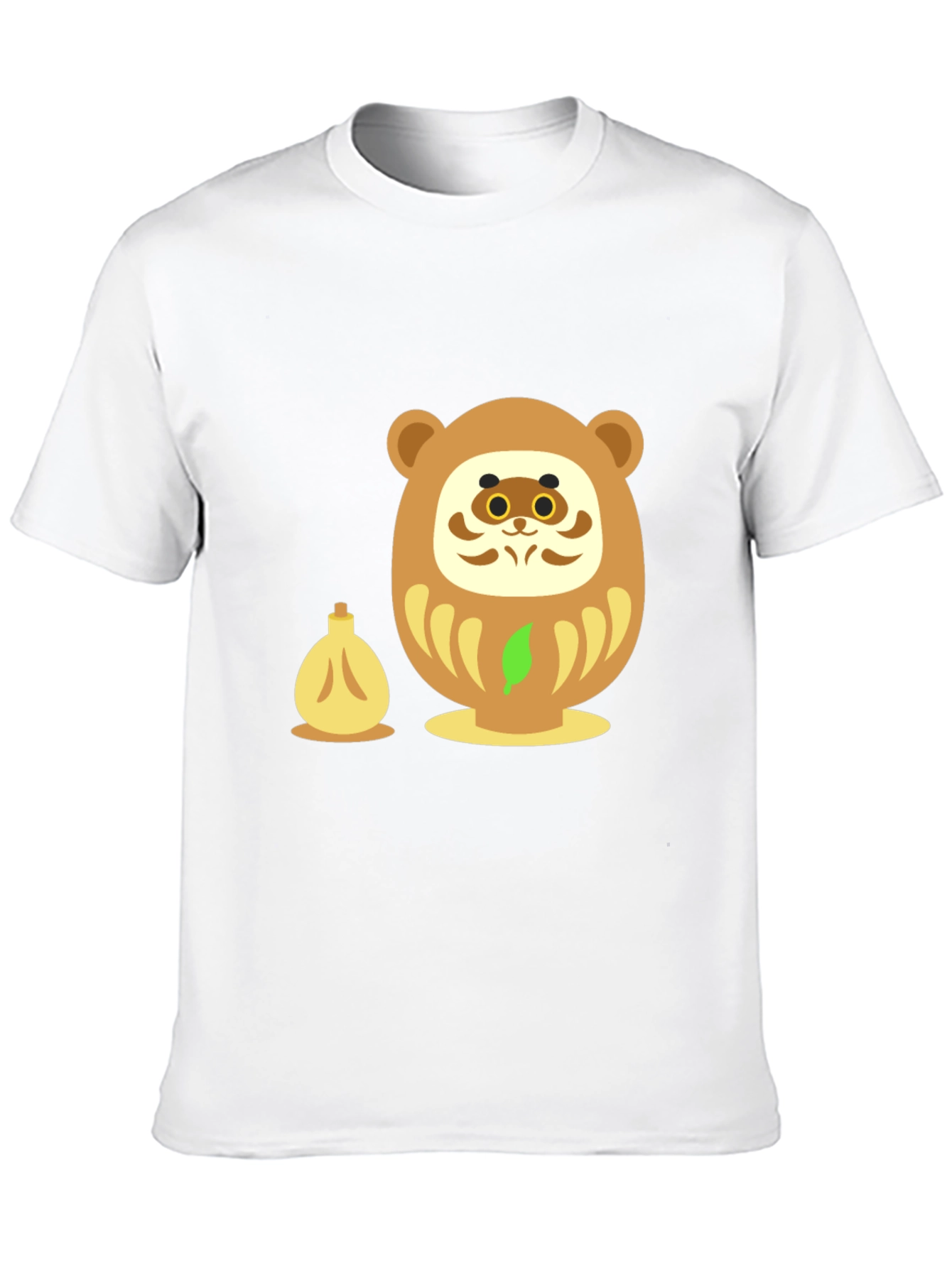 Tanuki Dumpling T-Shirt - Unisex Black Cotton Tee