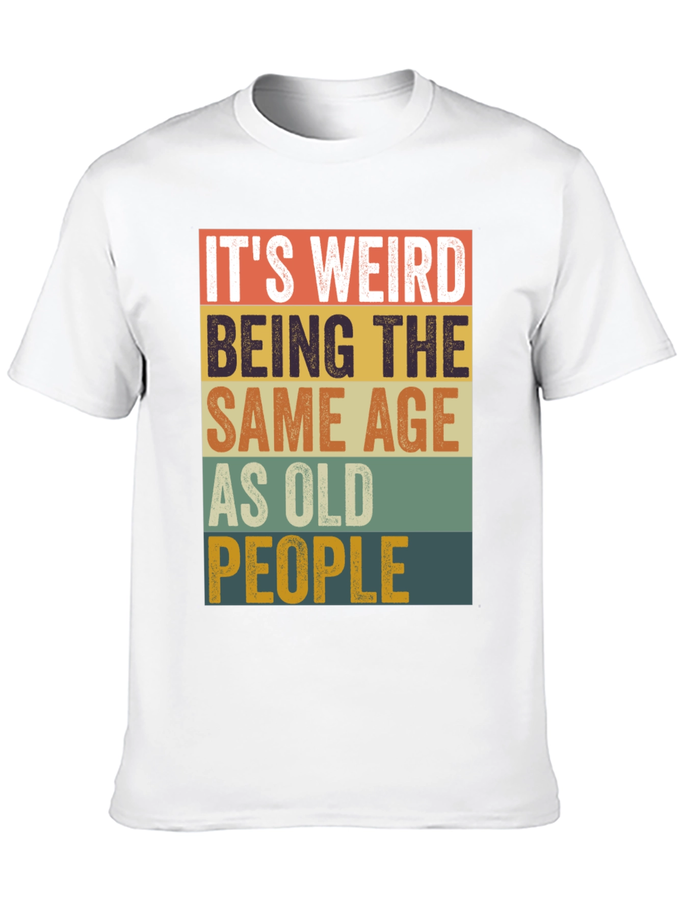 Funny Age Saying Mens Graphic Tee