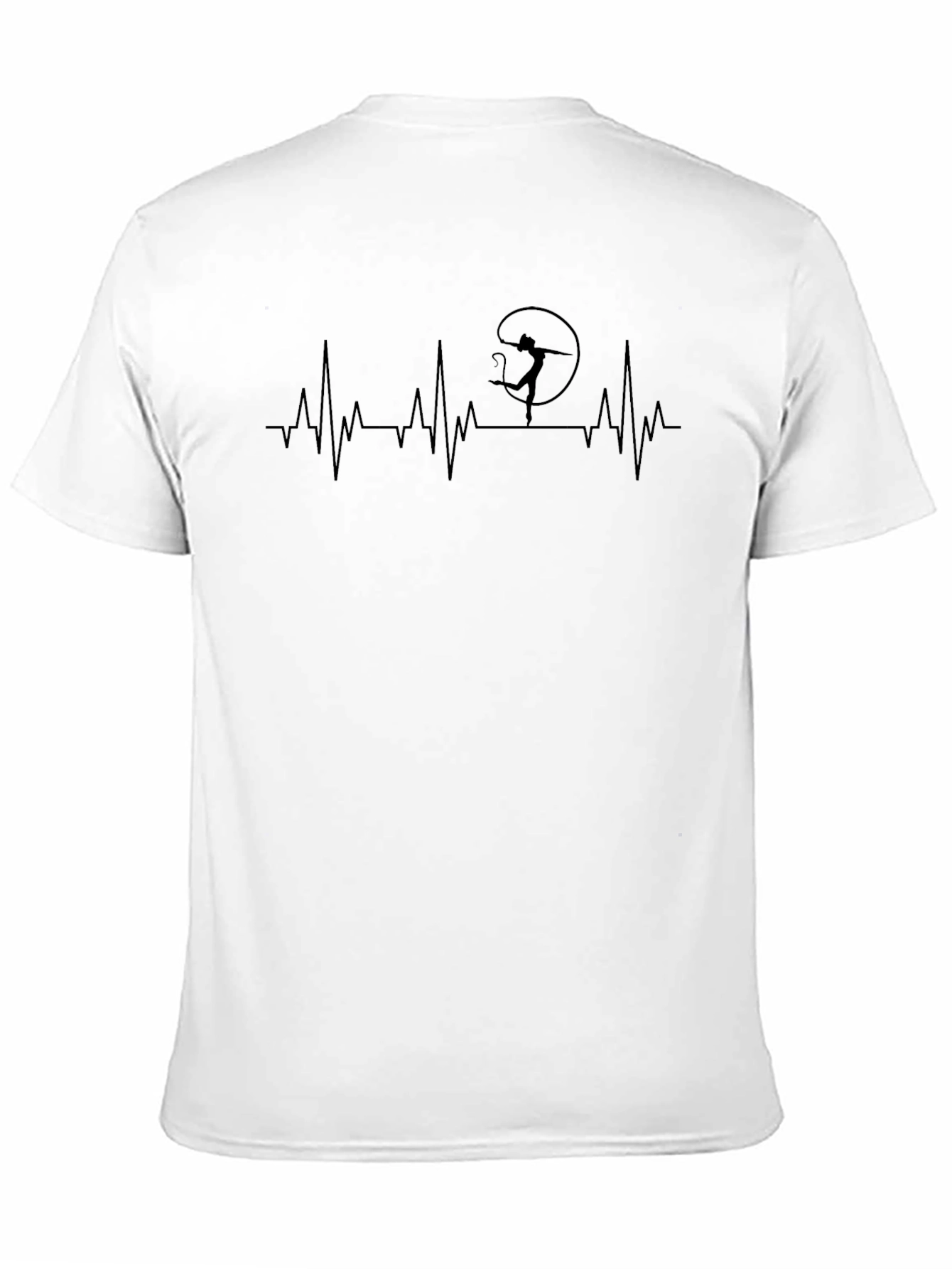 Rhythmic Gymnastics Heartbeat Tee - Black
