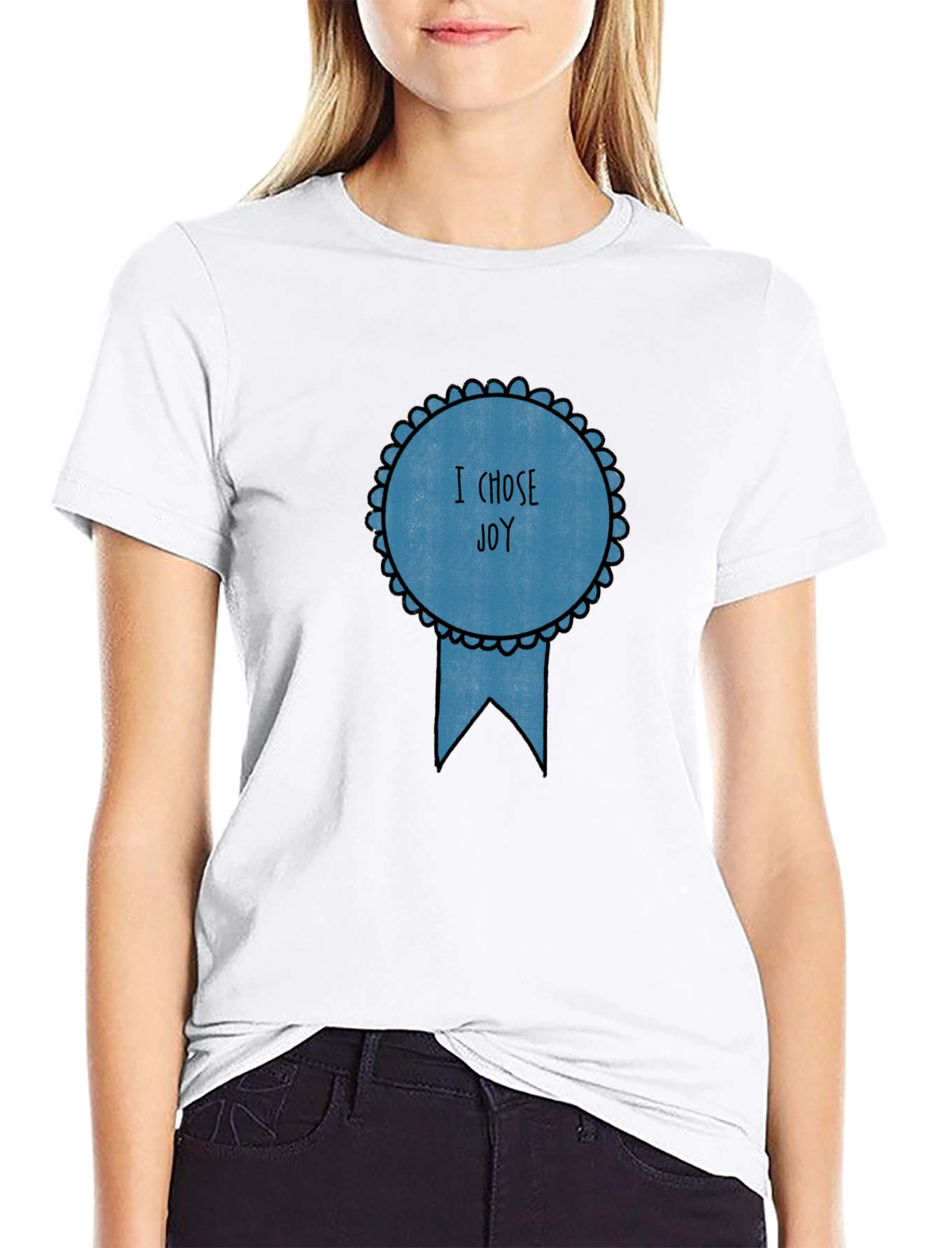 Choose Joy Graphic Tee - Black