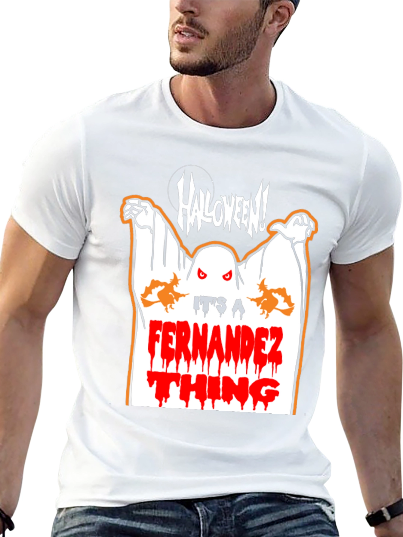 Halloween Ghost T-Shirt - Its a Fernandez Thing