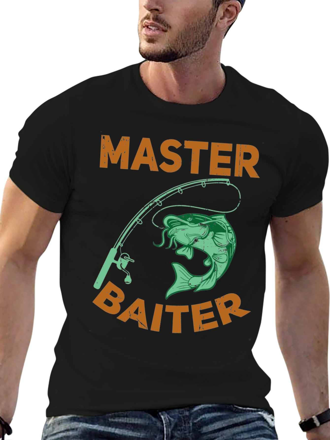 Master Baiter Fishing T-Shirt - Novelty Humor Tee