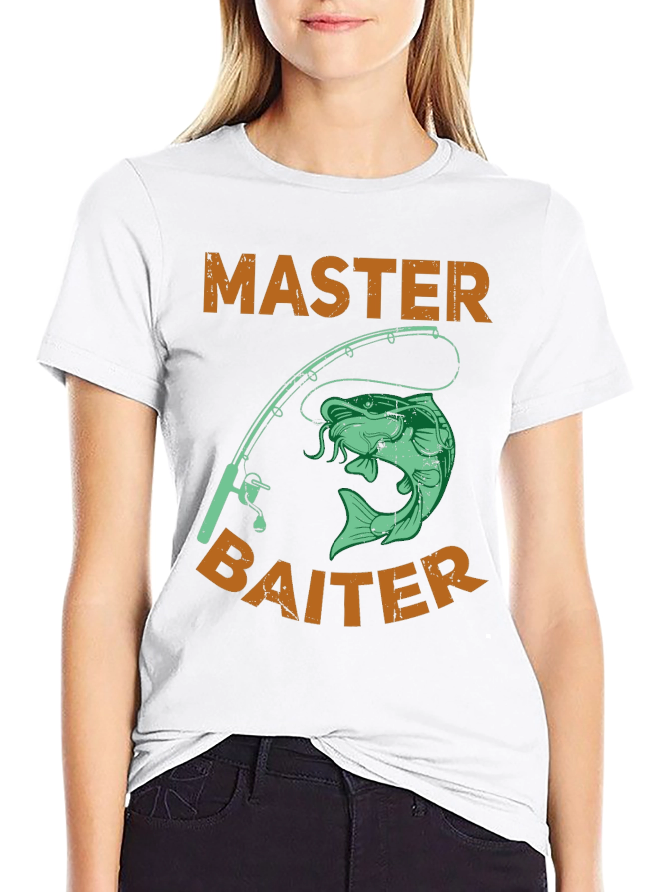 Master Baiter Fishing T-Shirt - Novelty Humor Tee