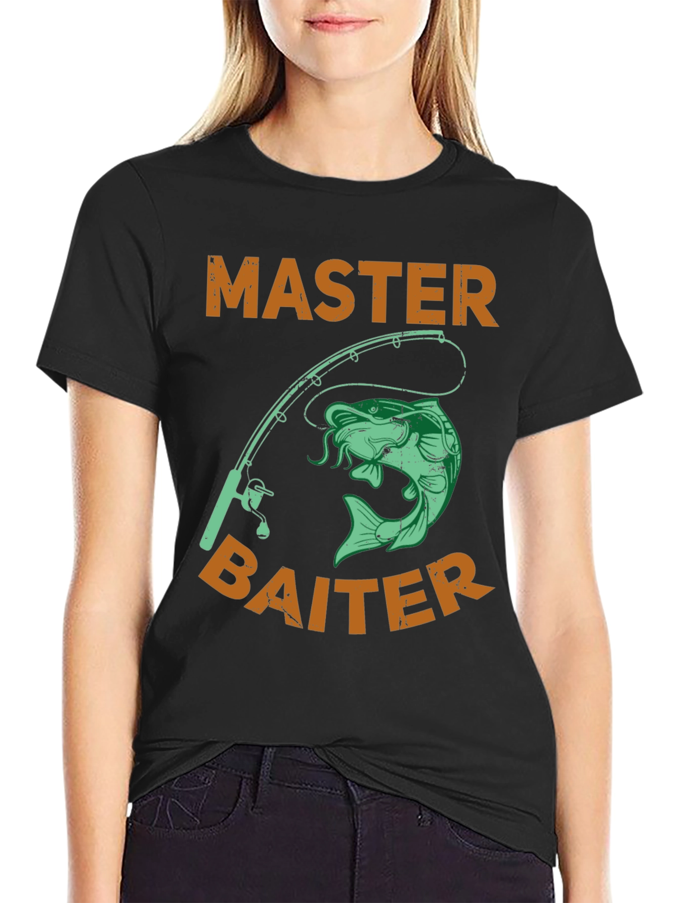 Master Baiter Fishing T-Shirt - Novelty Humor Tee
