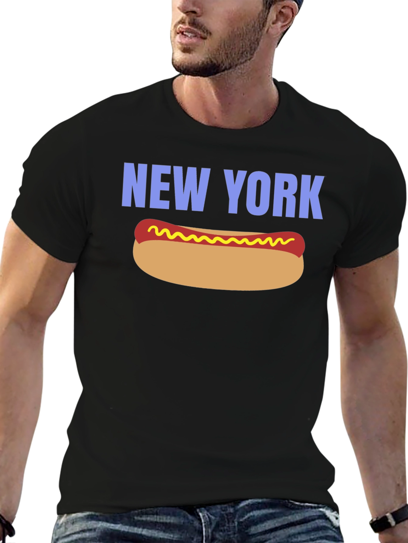 New York Hotdog Graphic Tee