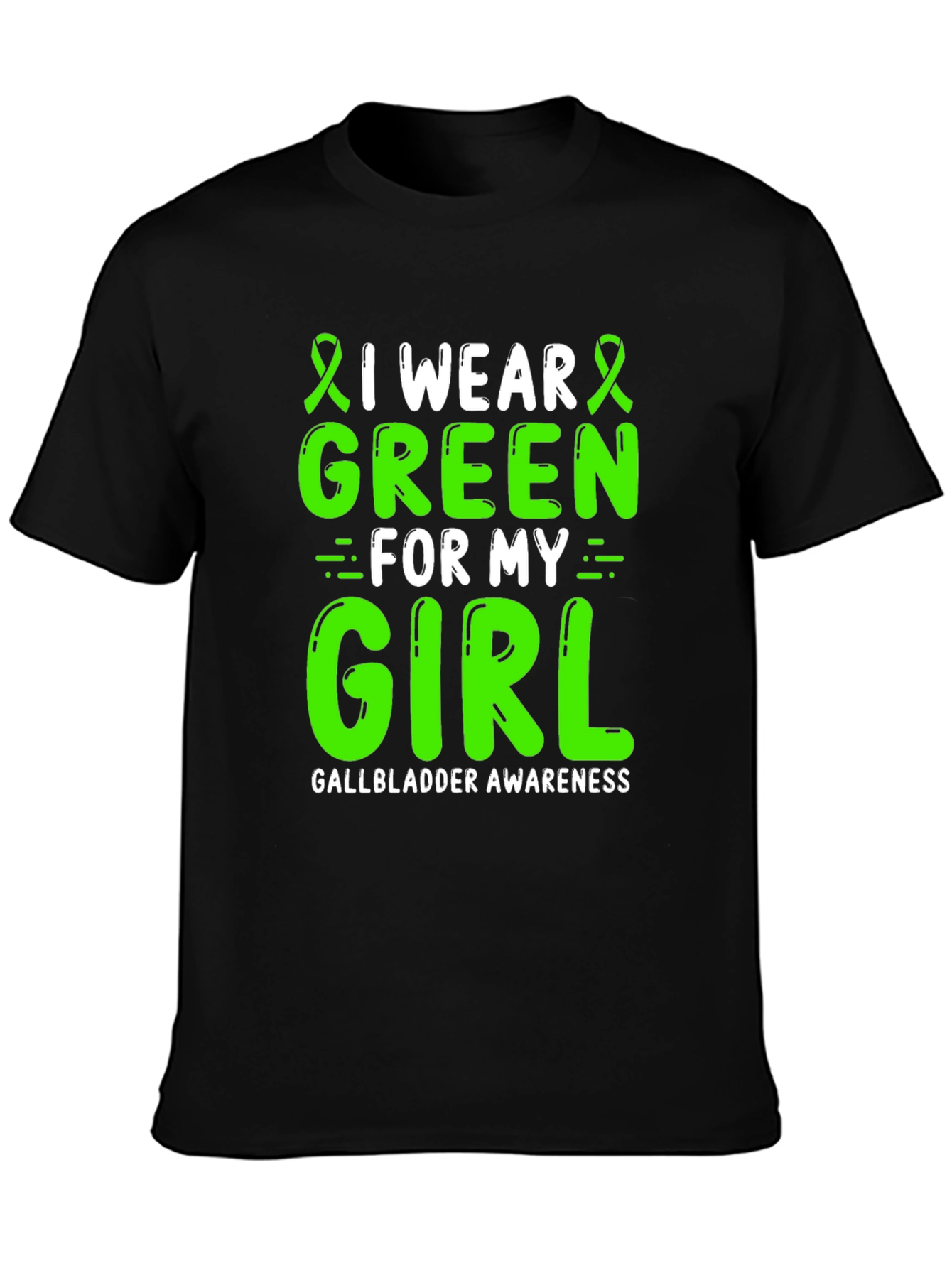 Green Gallbladder Awareness T-Shirt