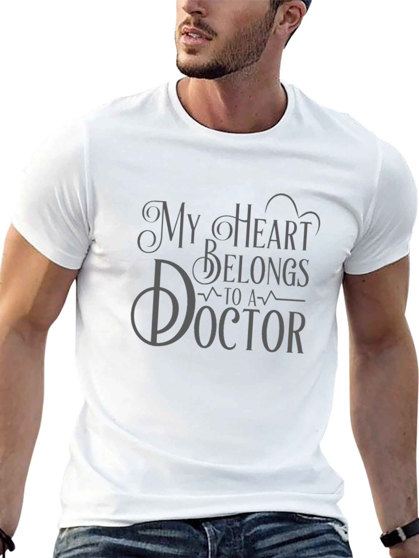 My Heart Belongs to a Doctor Graphic Tee