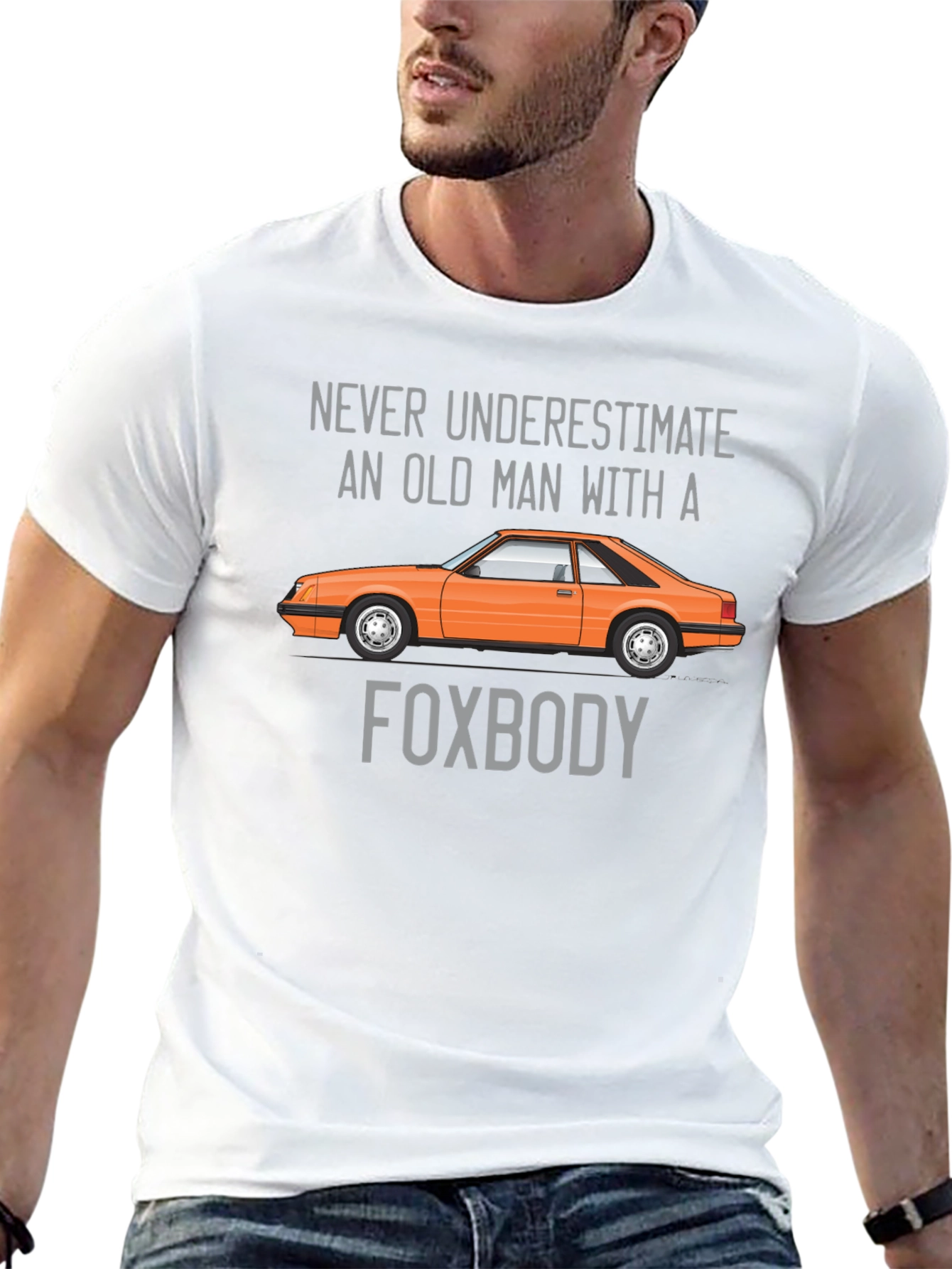 Old Man Foxbody Car T-Shirt