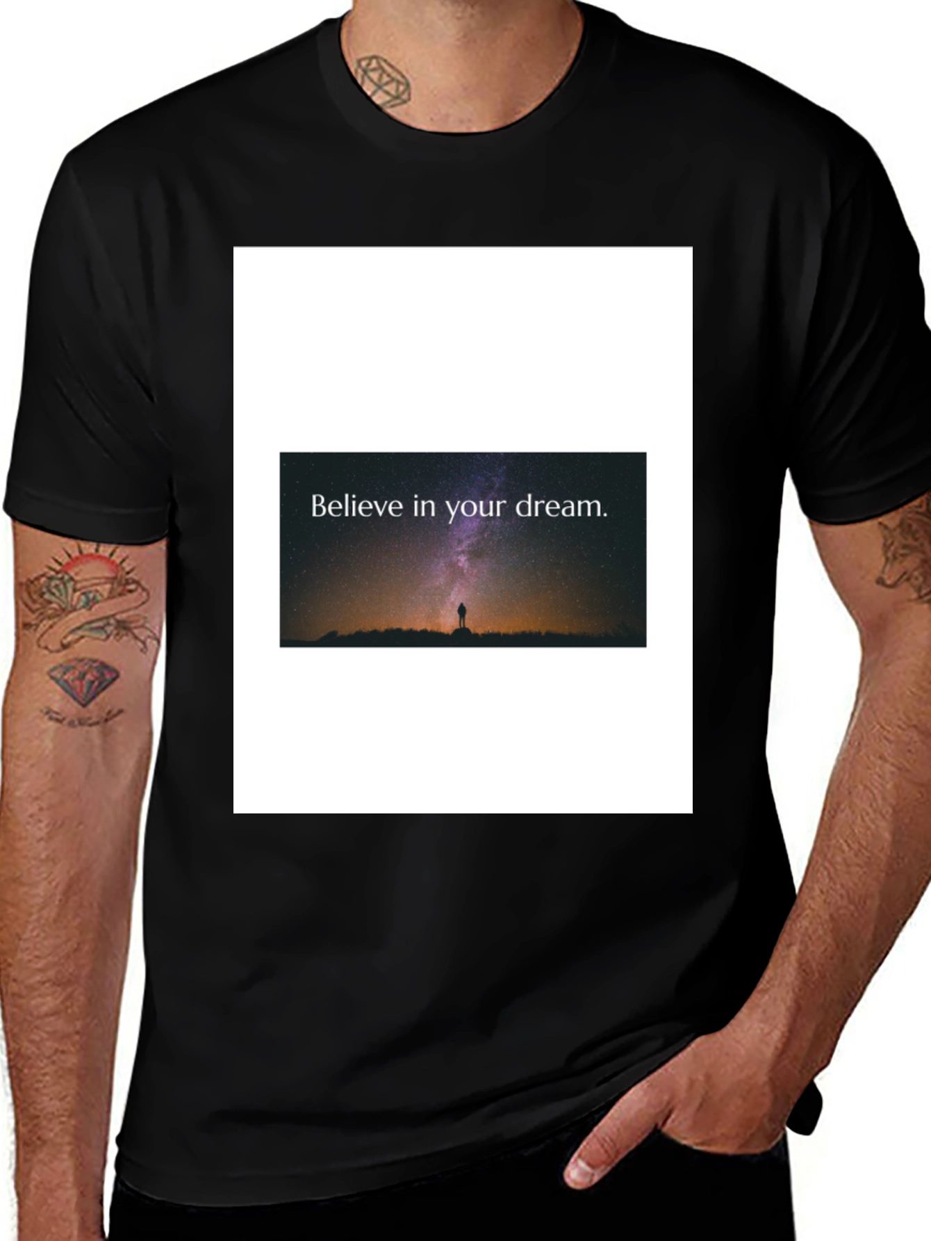 Believe in Your Dream Black T-Shirt