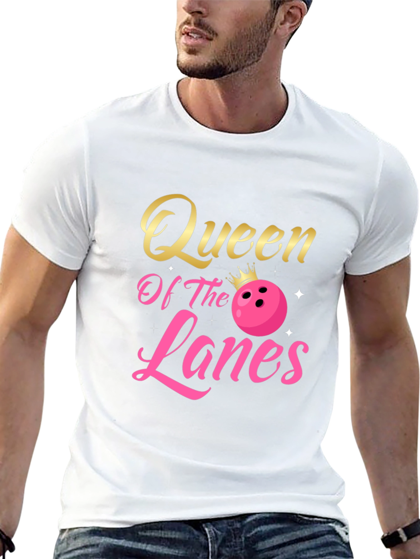 Queen Of The Lanes T-Shirt Bowling Lover Gift