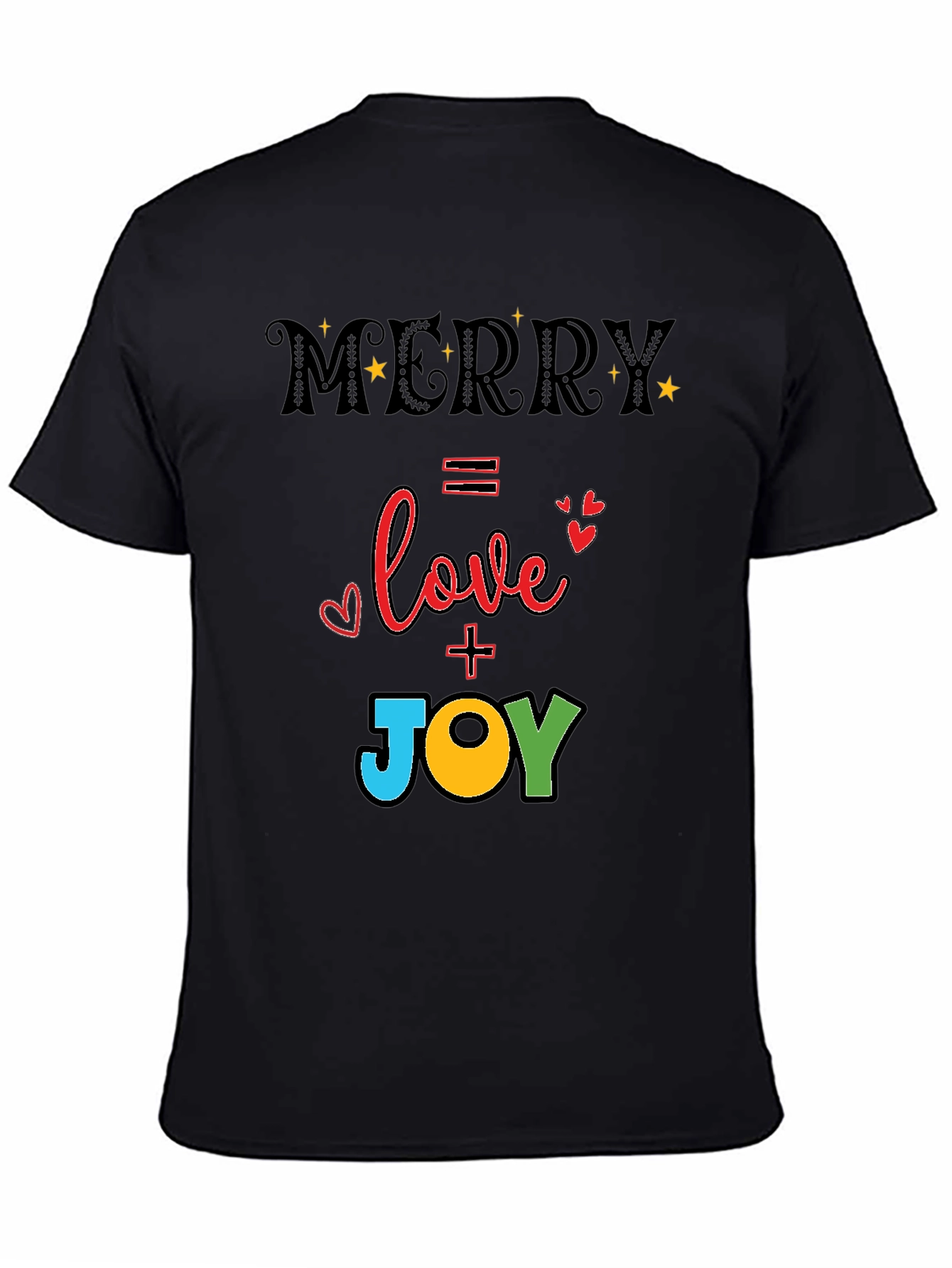Merry Love & Joy T-Shirt - Holiday Festive Tee