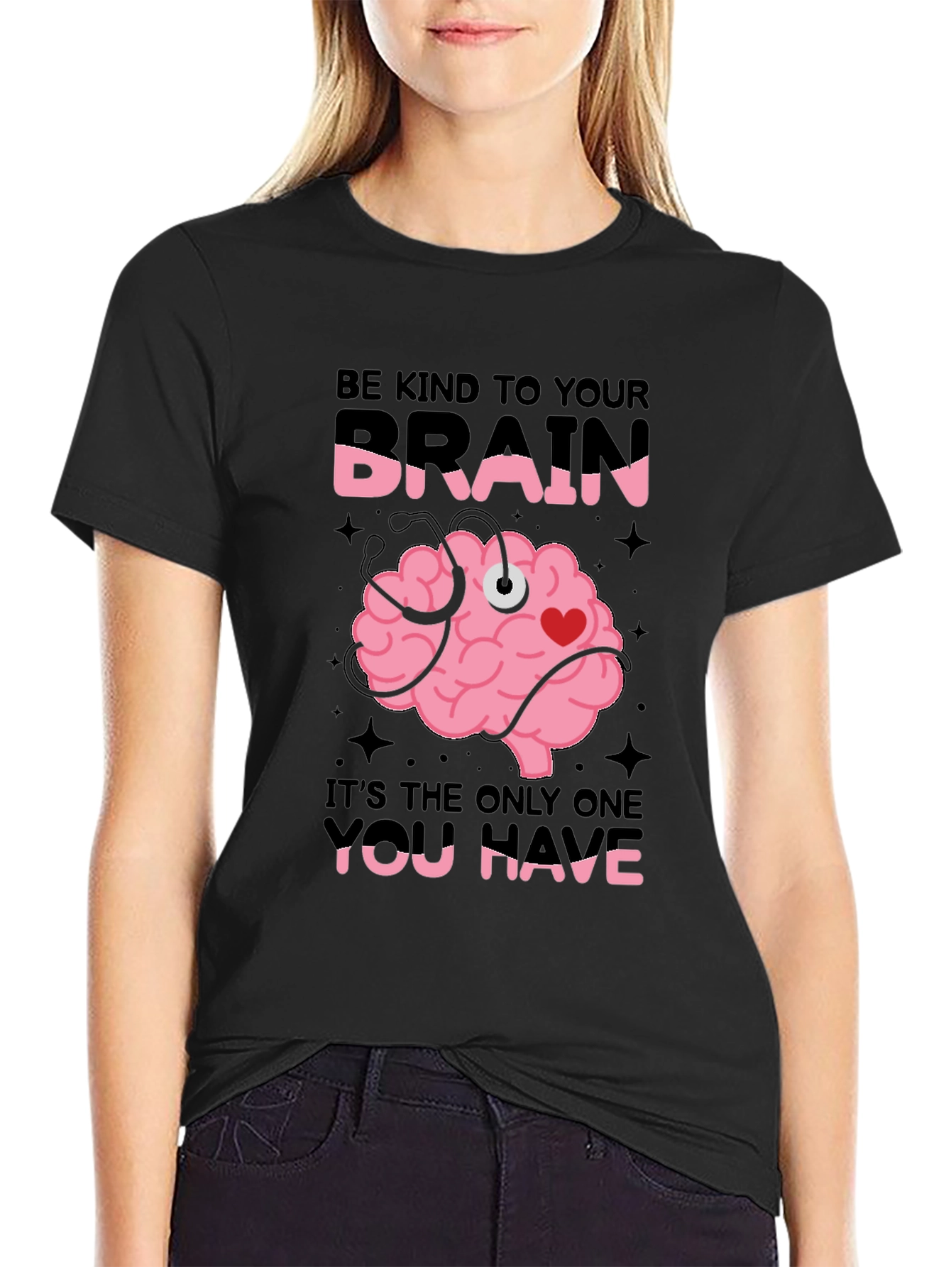 Kind Brain T-Shirt: Be Kind to Your Brain