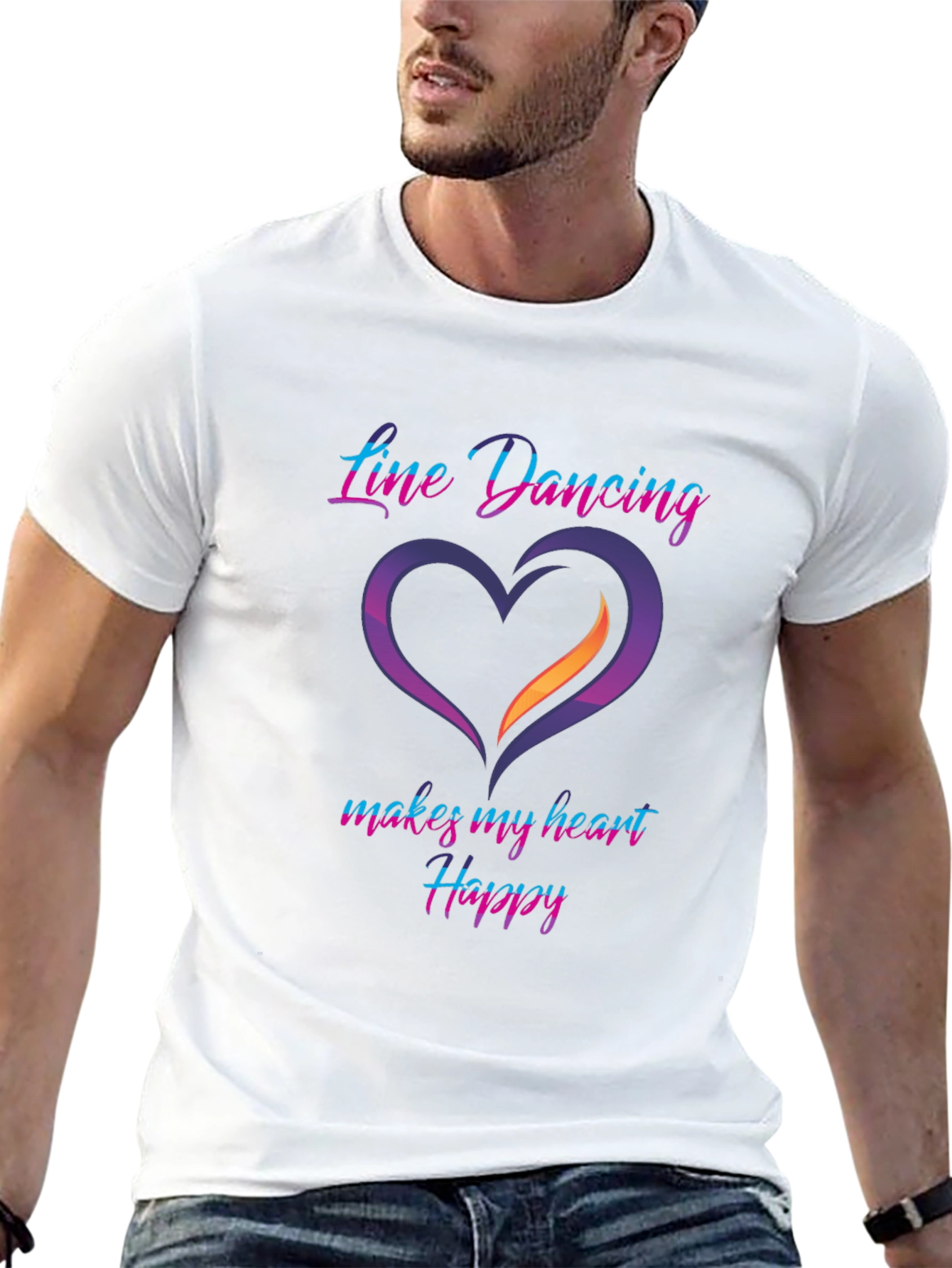 Line Dancing Heart T-Shirt