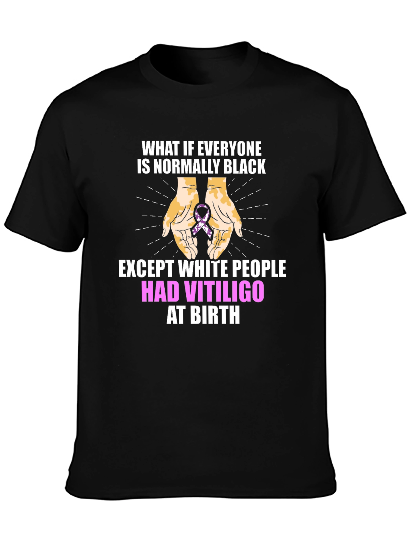 Vitiligo Awareness T-Shirt - Equality Design