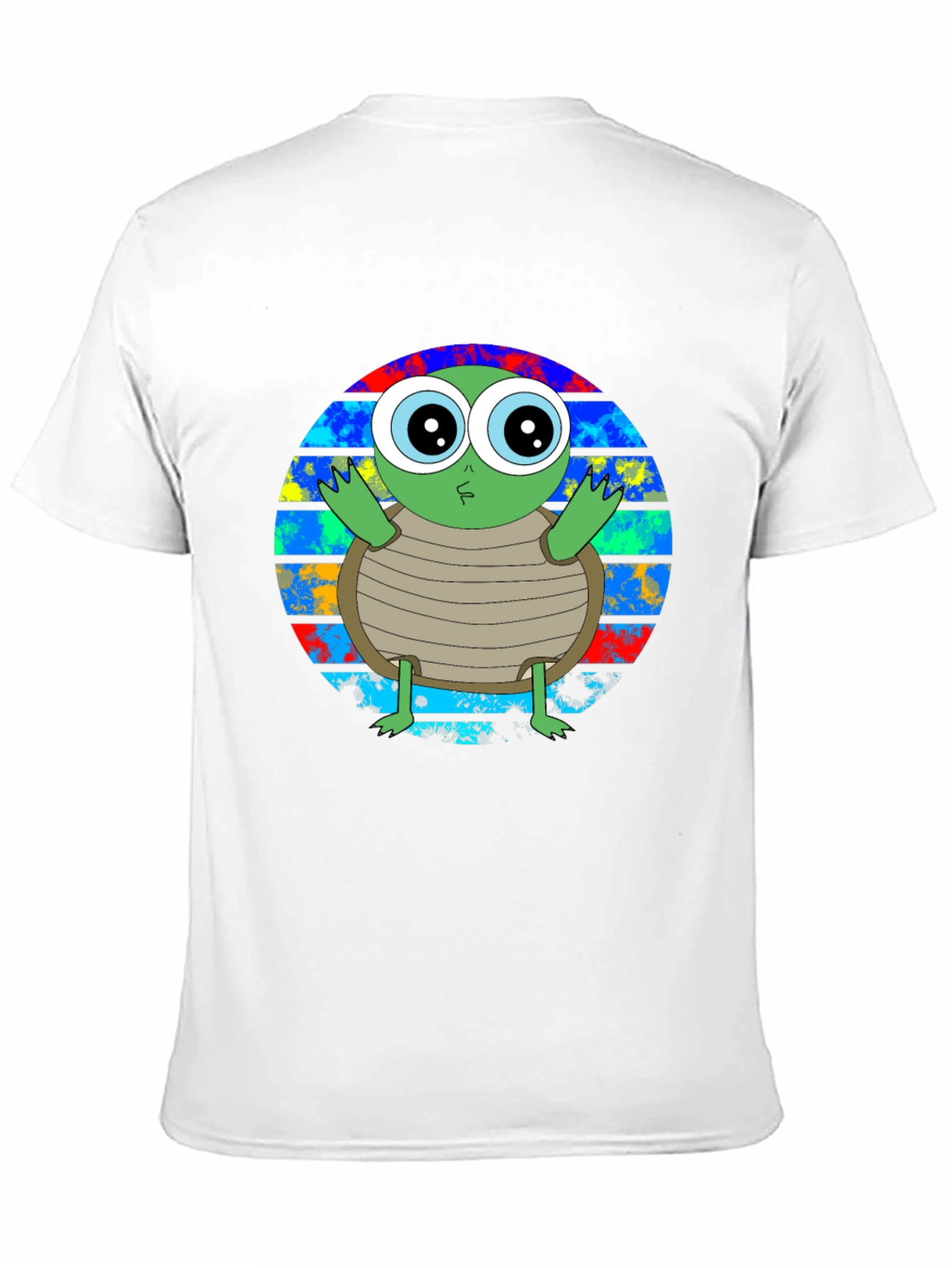 Cute Turtle Graphic T-Shirt - Unisex Black Tee
