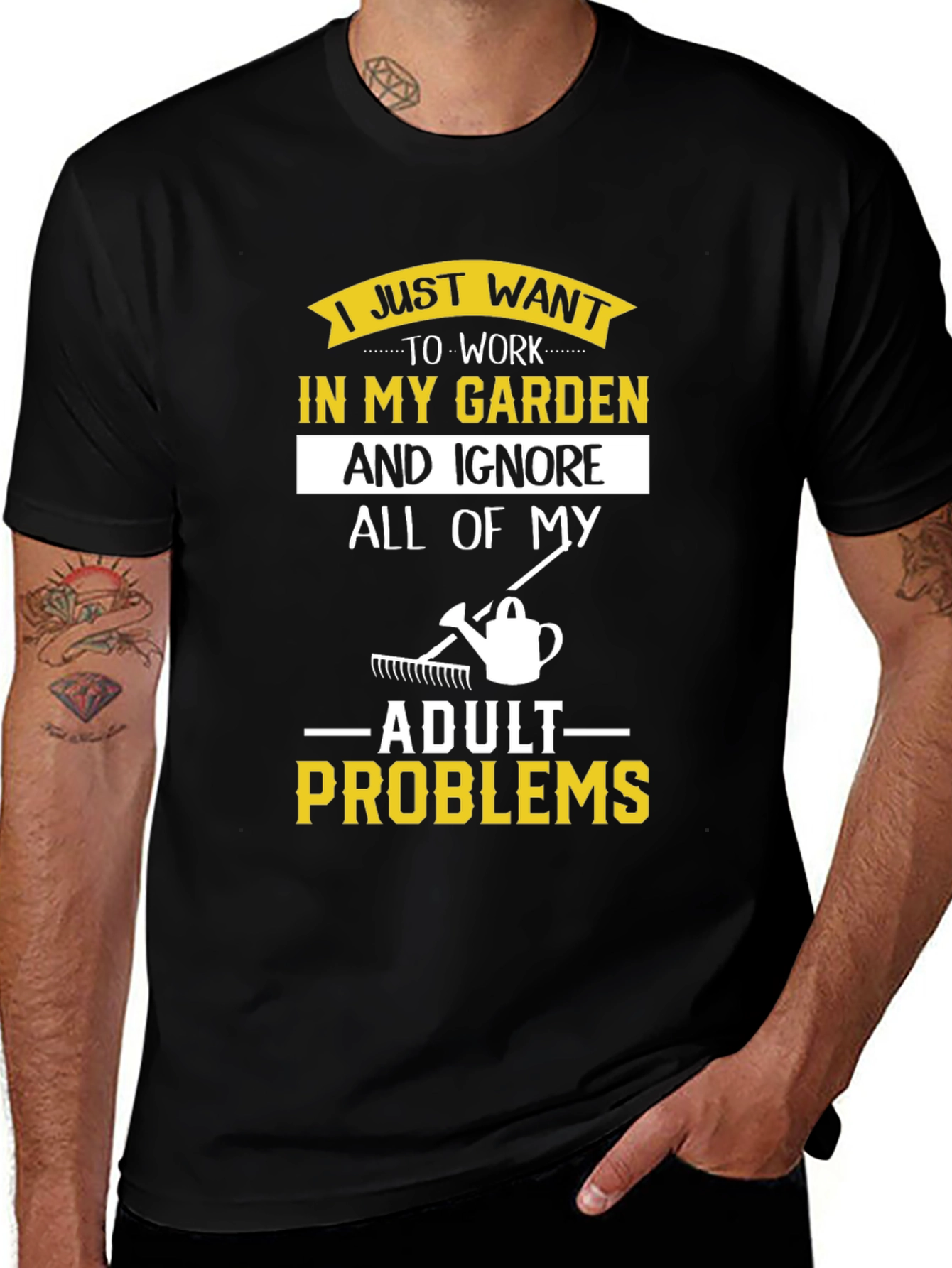 Gardening T-Shirt: Ignore Adult Problems