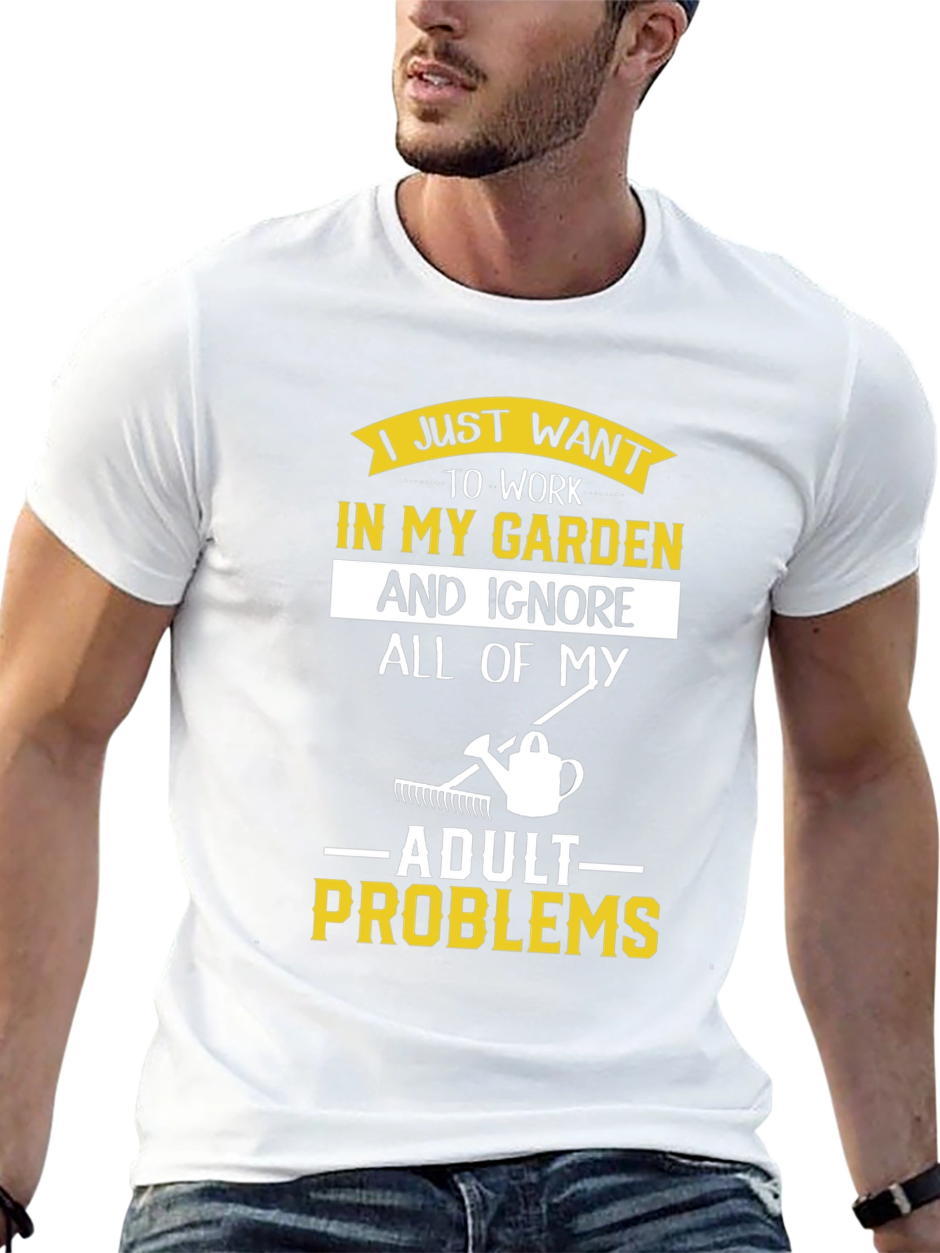 Gardening T-Shirt: Ignore Adult Problems