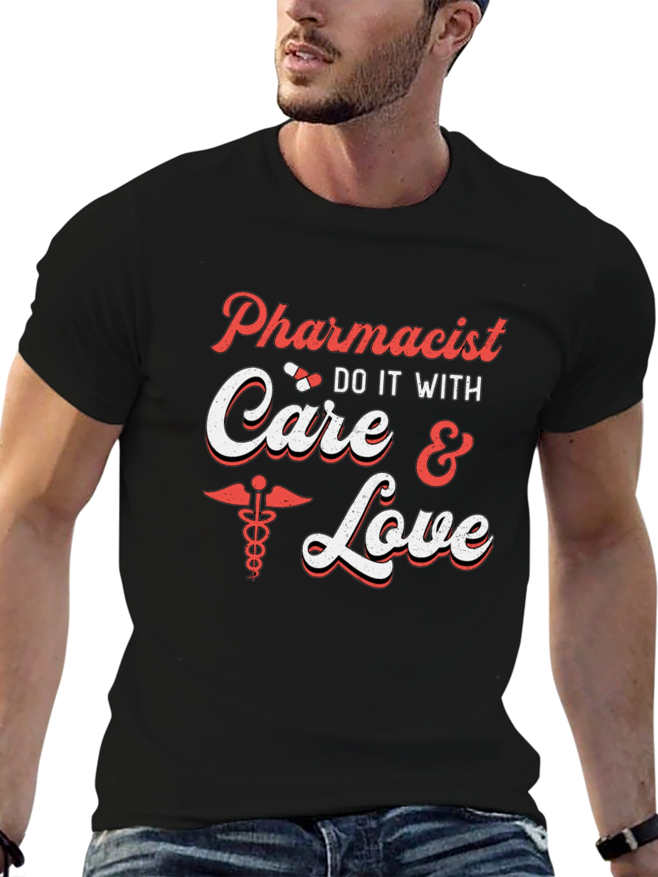 Pharmacist Care & Love T-Shirt