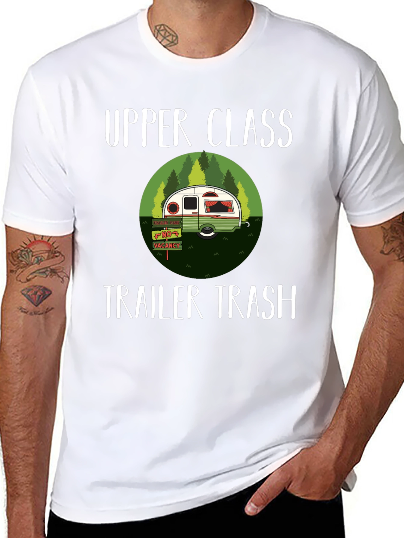 Upper Class Trailer Trash Graphic Tee