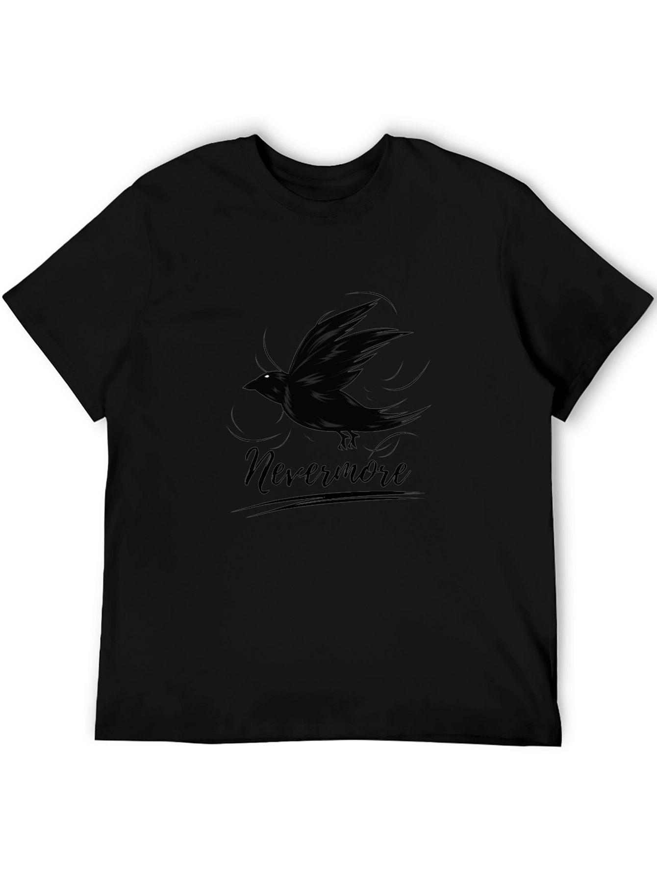Raven Nevermore Graphic Tee - Mens Black T-Shirt
