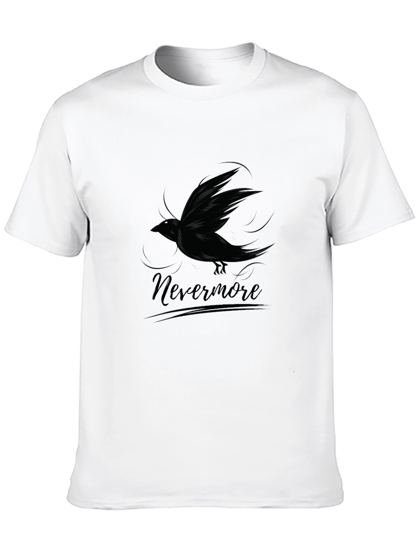 Raven Nevermore Graphic Tee - Mens Black T-Shirt