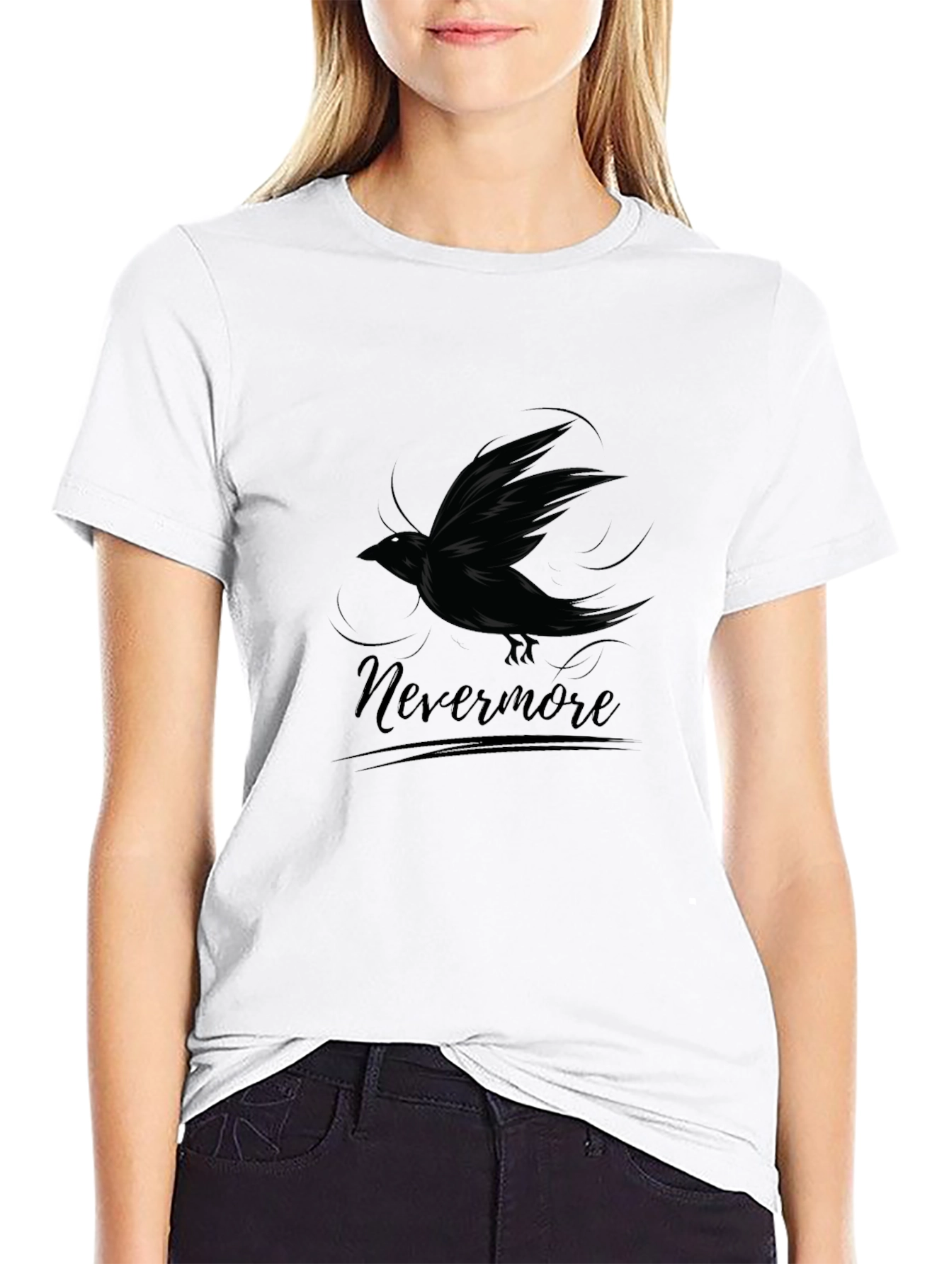 Raven Nevermore Graphic Tee - Mens Black T-Shirt