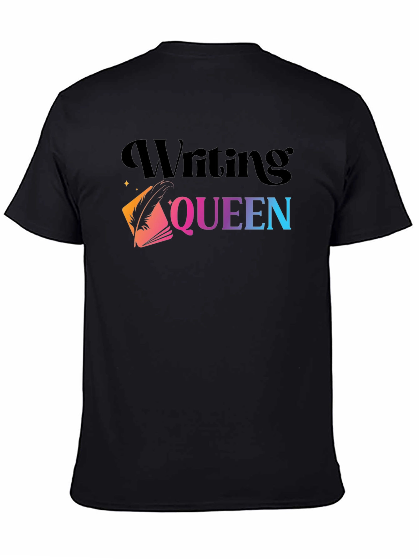 Writing Queen Graphic Tee - Stylish Writers Shirt