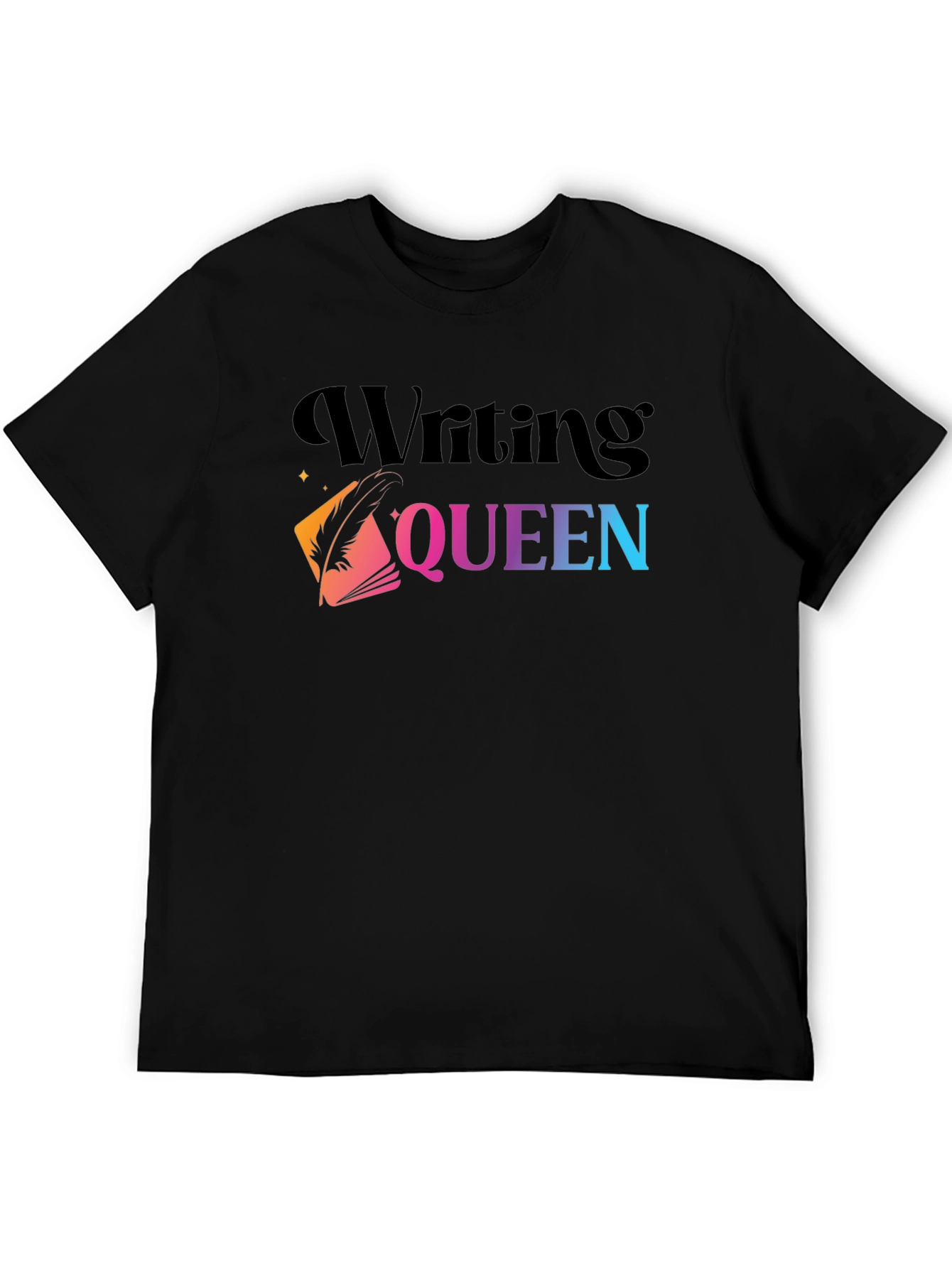Writing Queen Graphic Tee - Stylish Writers Shirt