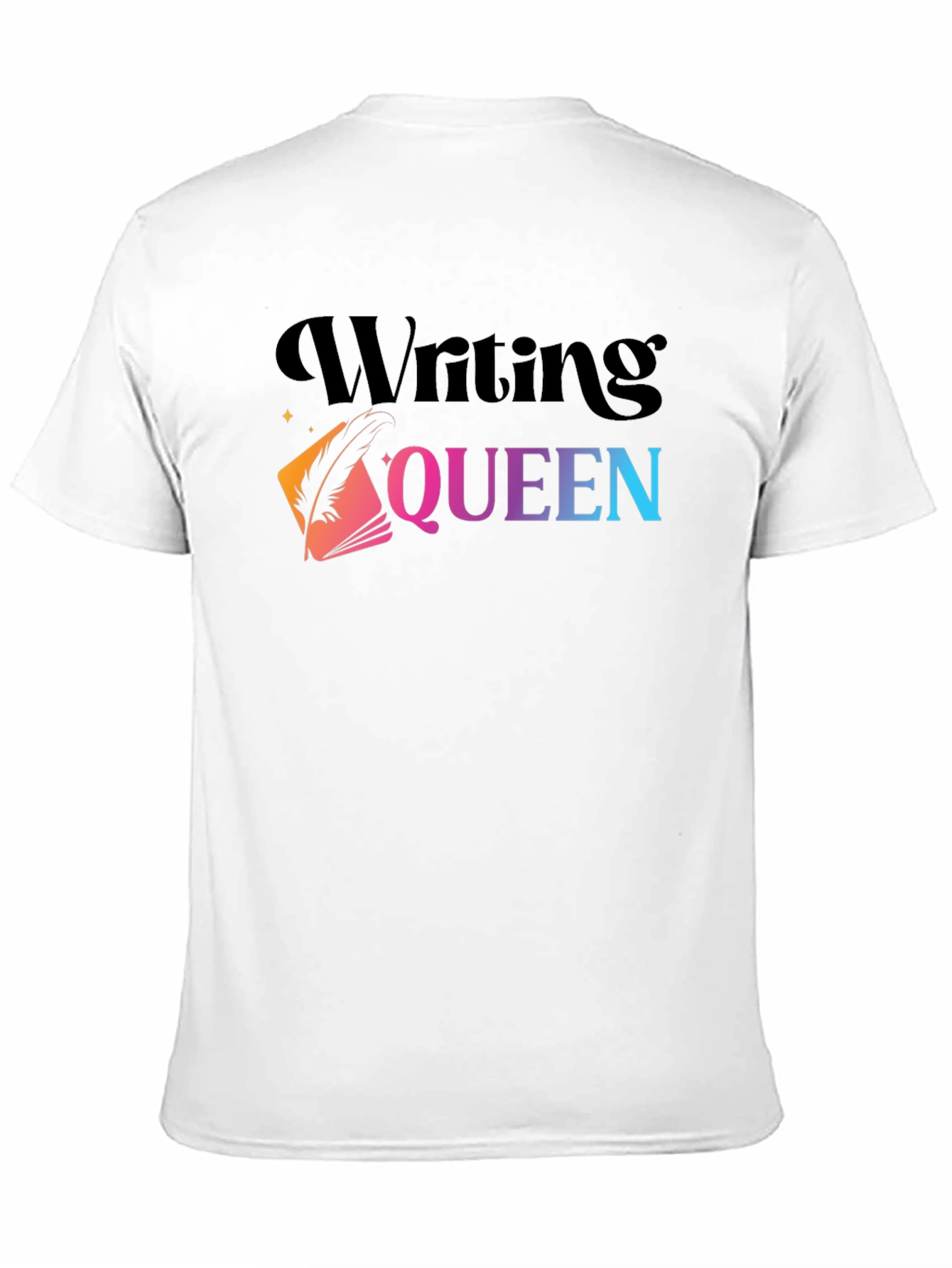 Writing Queen Graphic Tee - Stylish Writers Shirt