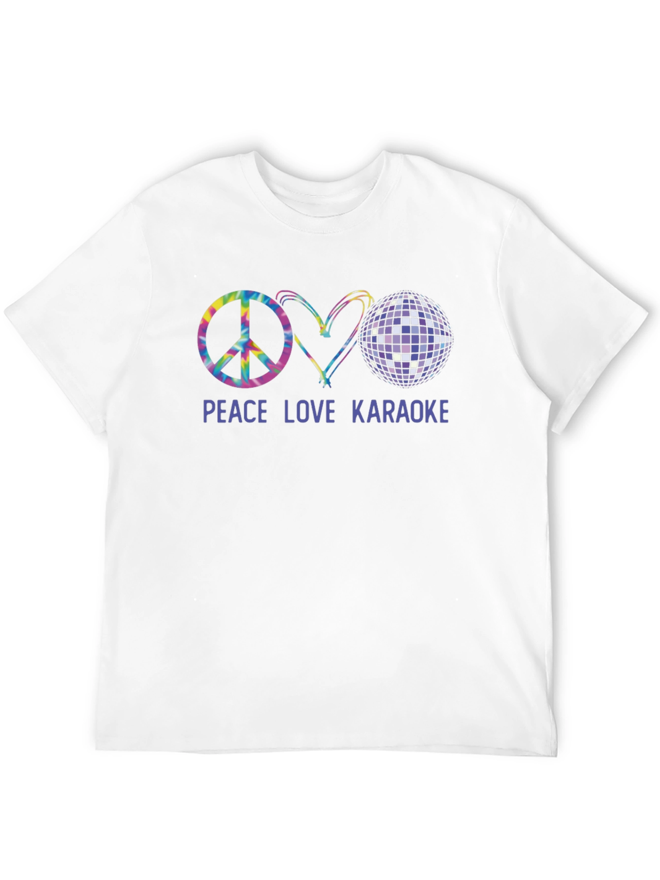 Peace Love Karaoke Graphic T-Shirt