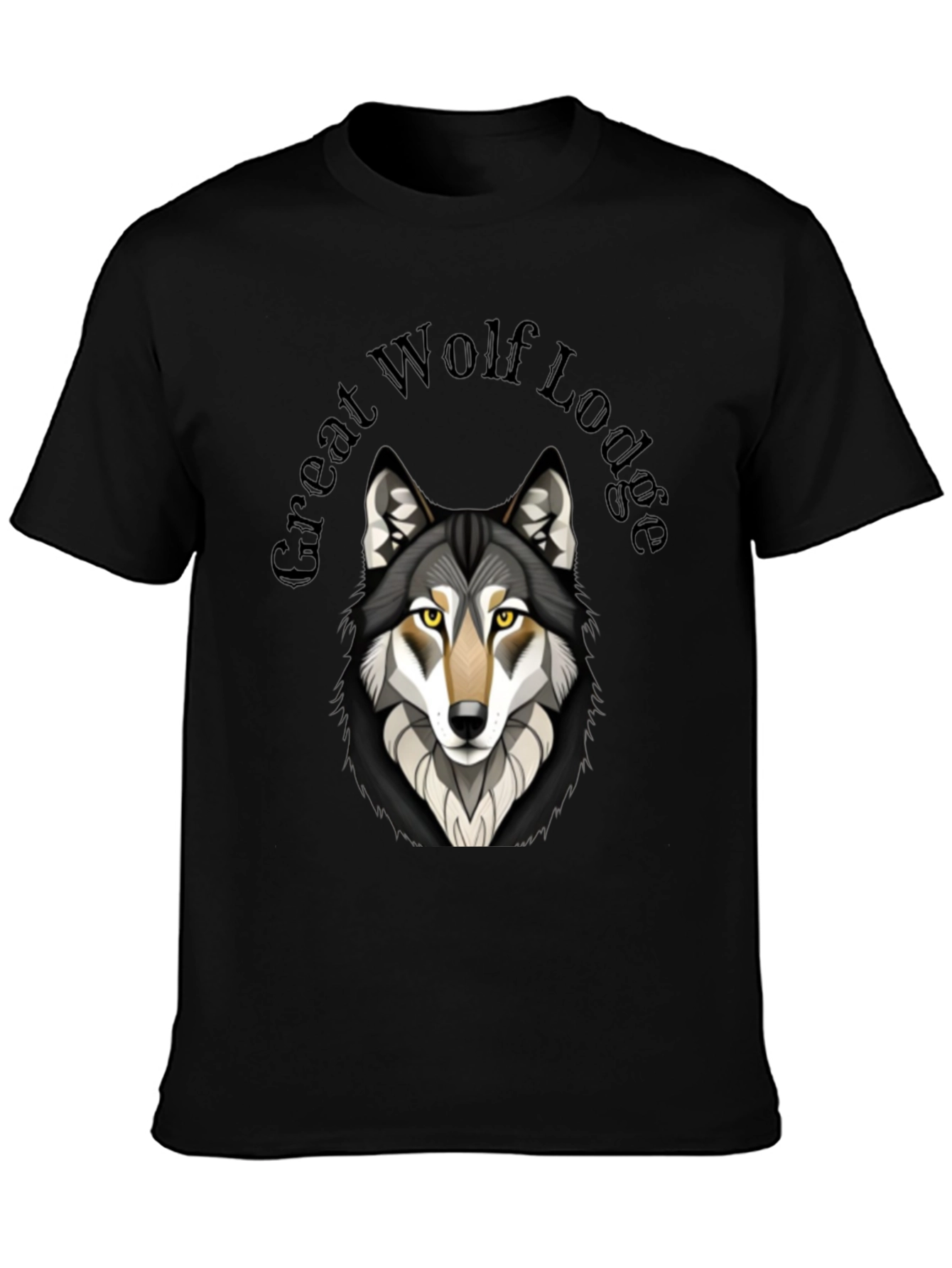 Great Wolf Lodge Graphic Tee - Black Cotton Blend