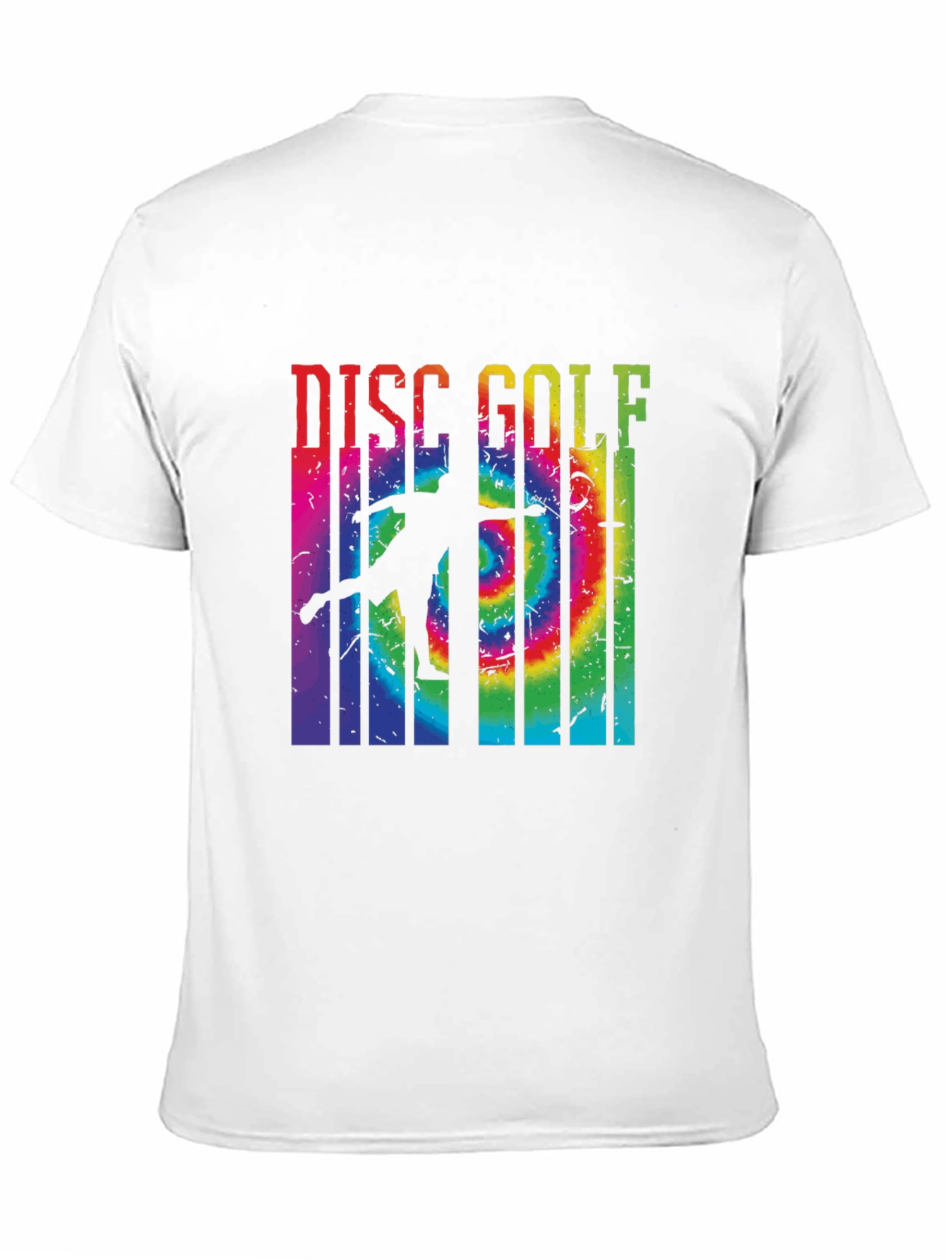 Tie Dye Disc Golf Graphic Tee