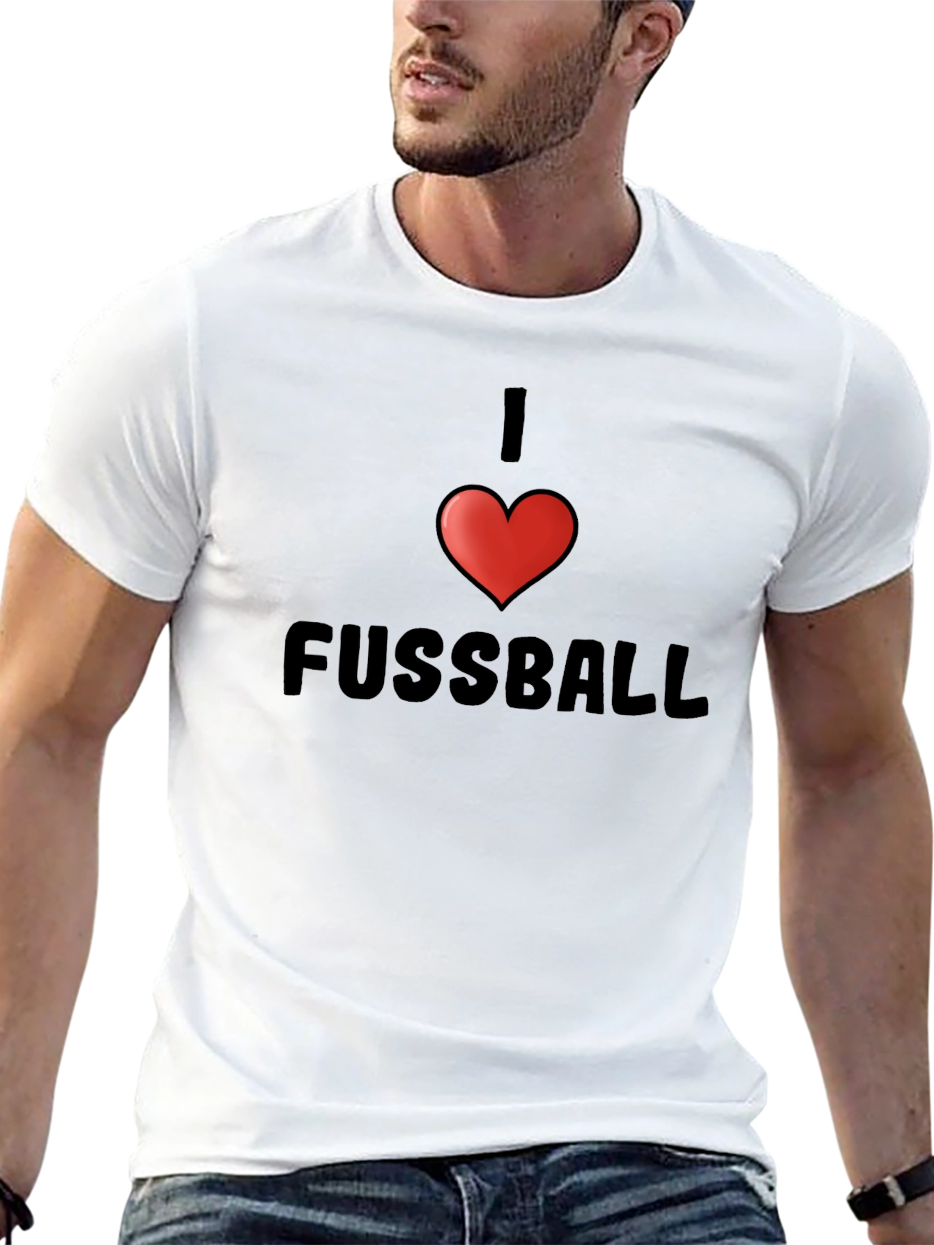 I Heart Fussball T-Shirt