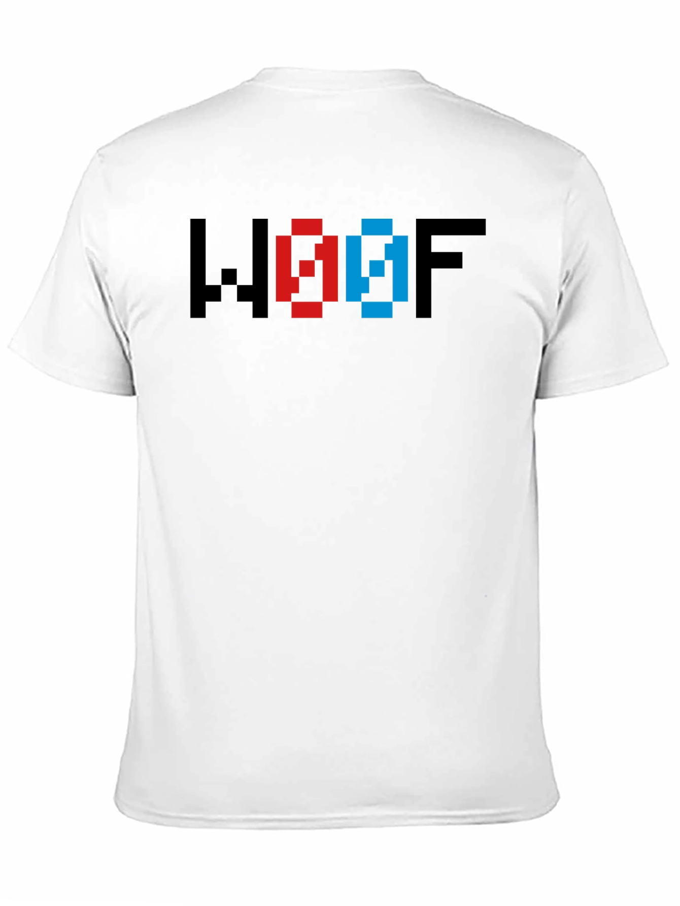 WOOF Pixel Art T-Shirt - Gamer Style
