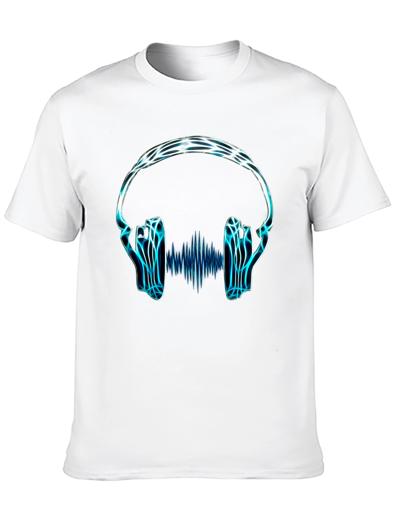 Electro Headphones Graphic Tee - Black
