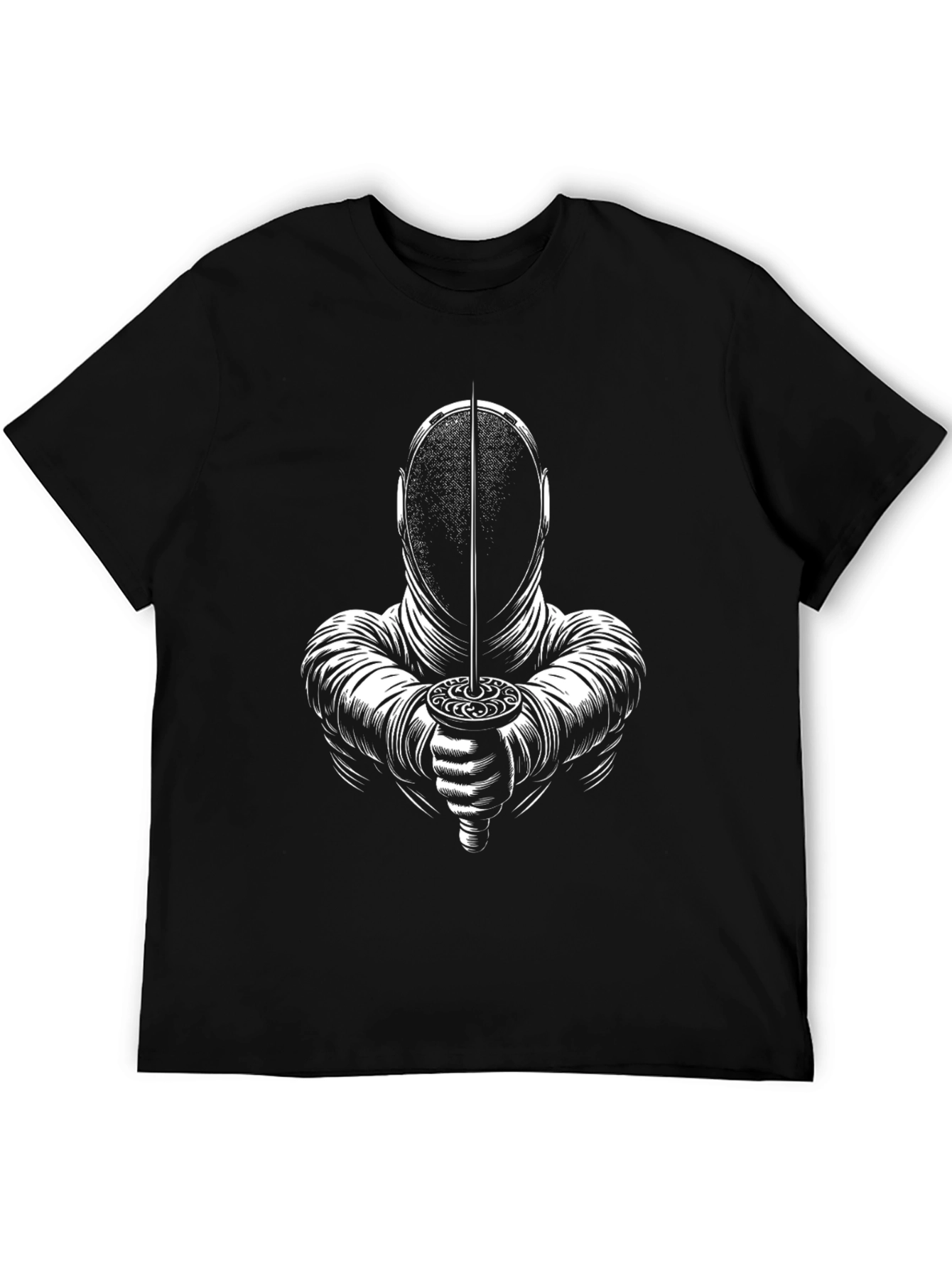 Fencer Graphic Tee - Swordplay Design