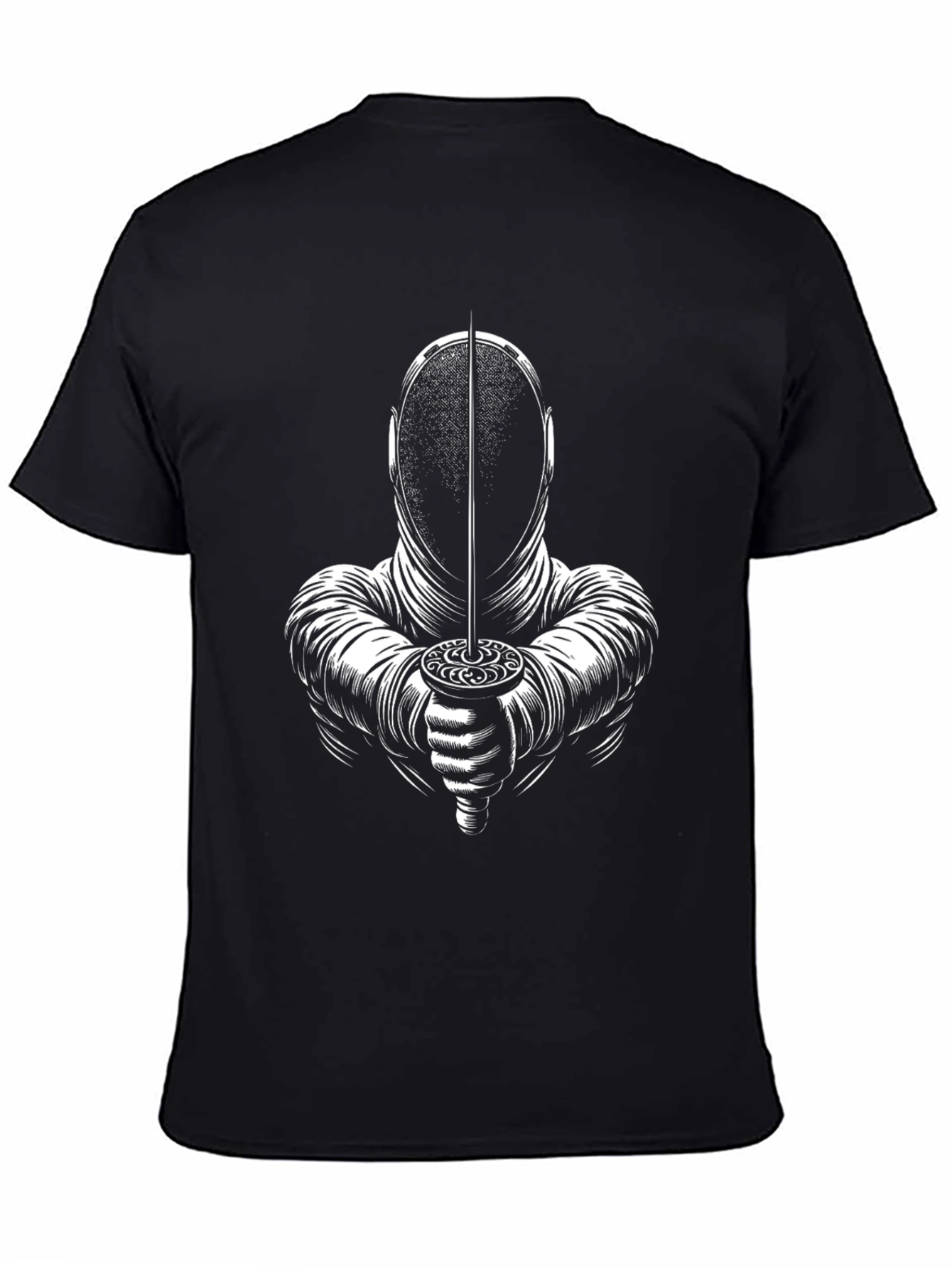 Fencer Graphic Tee - Swordplay Design