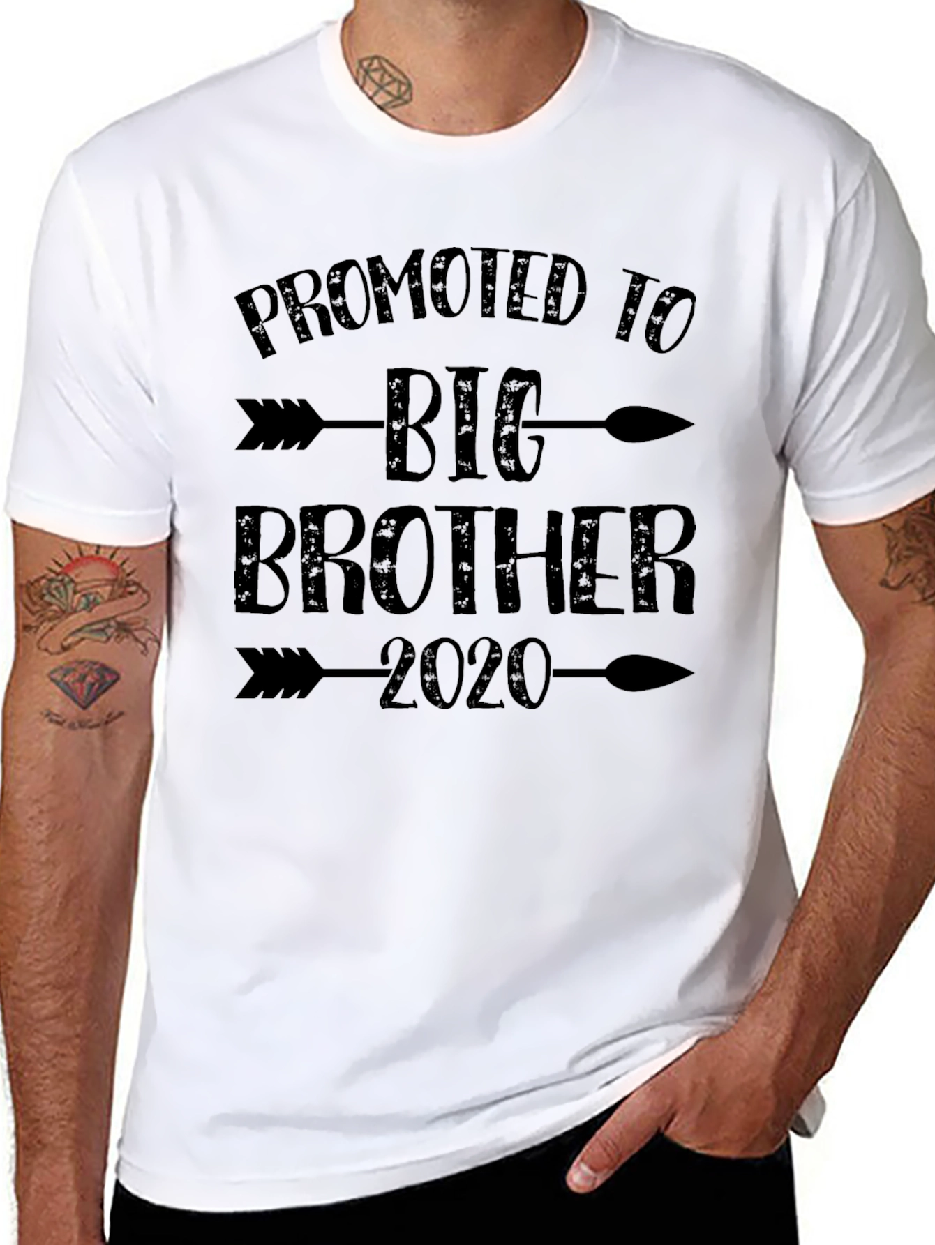 Promoted to Big Brother 2020 Black T-Shirt