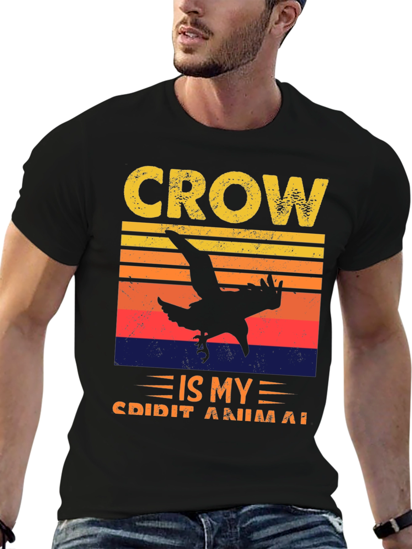 Crow is My Spirit Animal Graphic Tee