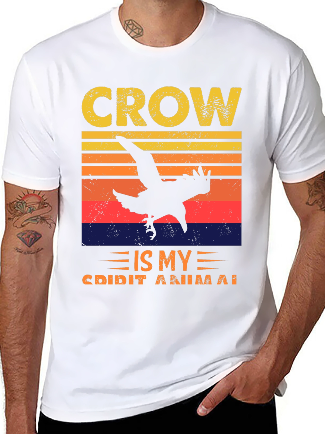 Crow is My Spirit Animal Graphic Tee