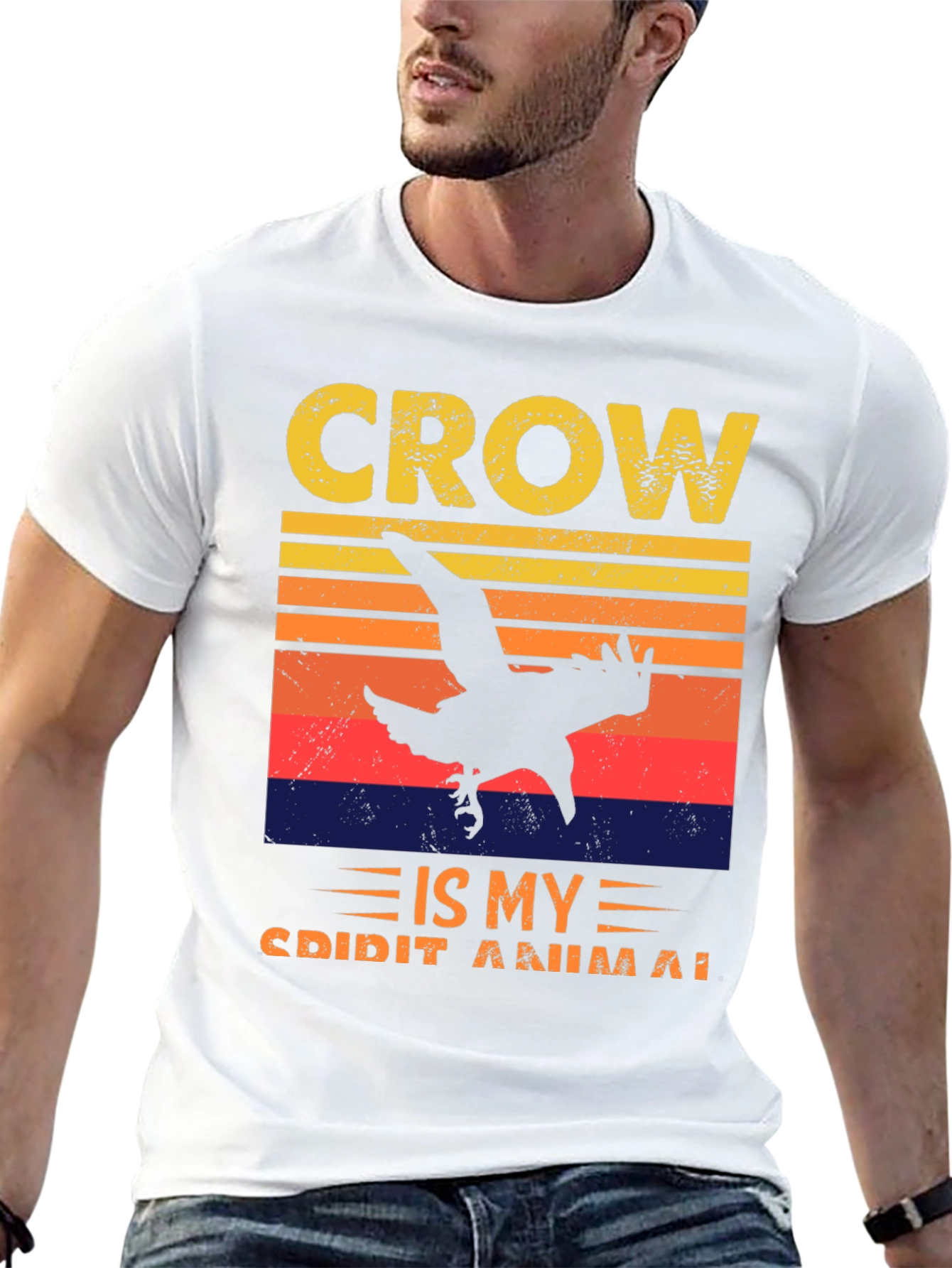 Crow is My Spirit Animal Graphic Tee